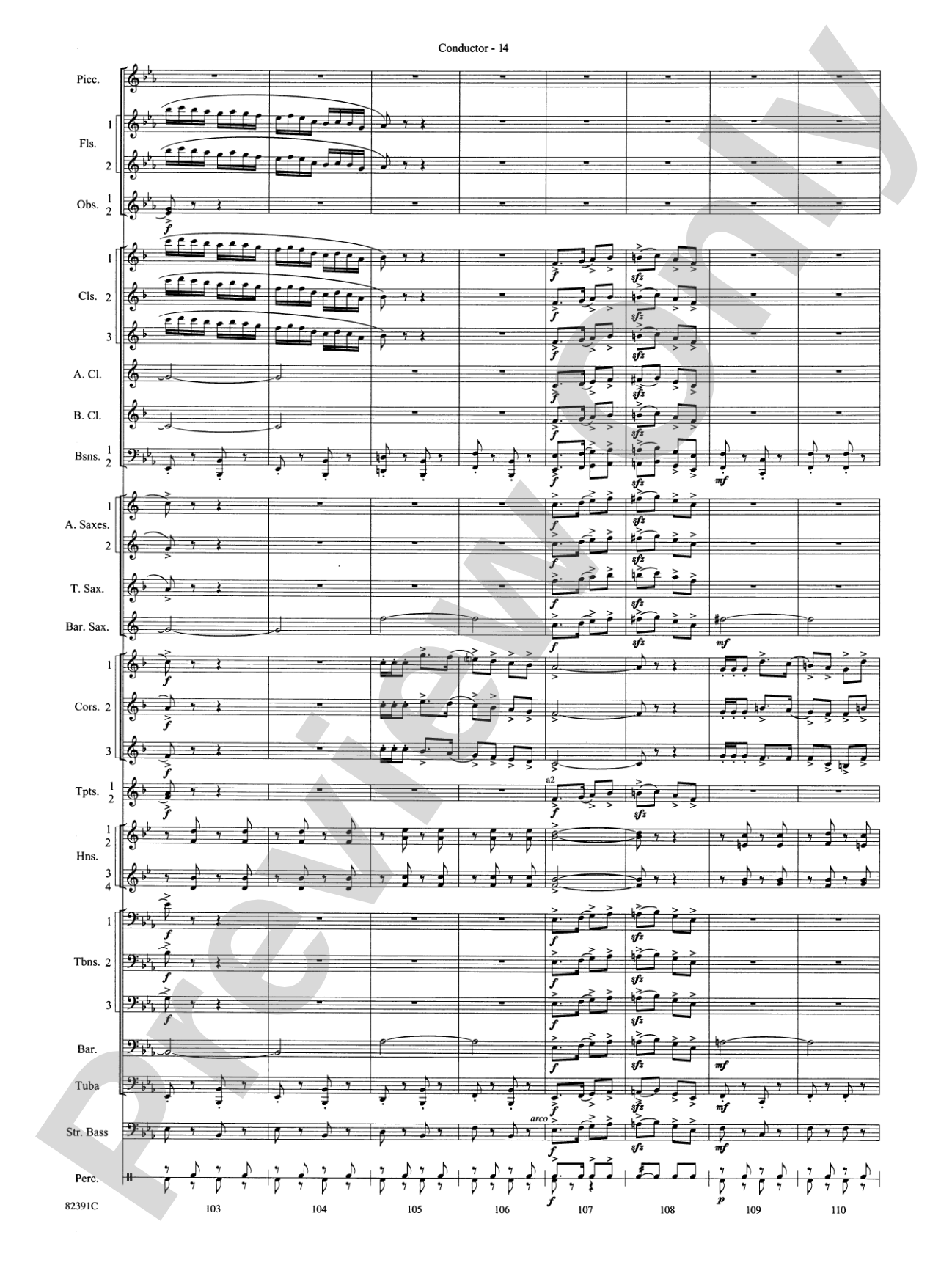 Bugler's Holiday (with Cornet Trio): Concert Band Conductor Score & Parts