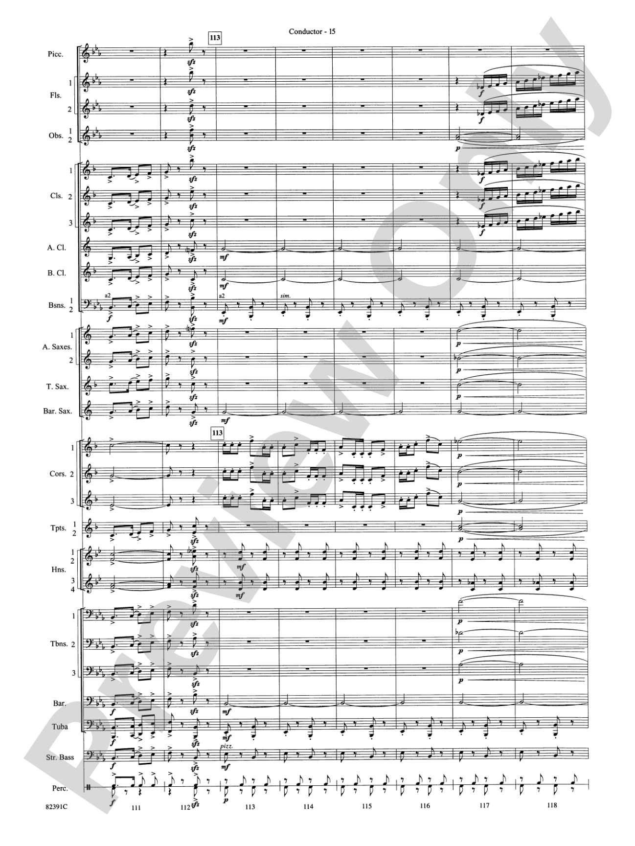 Bugler's Holiday (with Cornet Trio): Concert Band Conductor Score & Parts