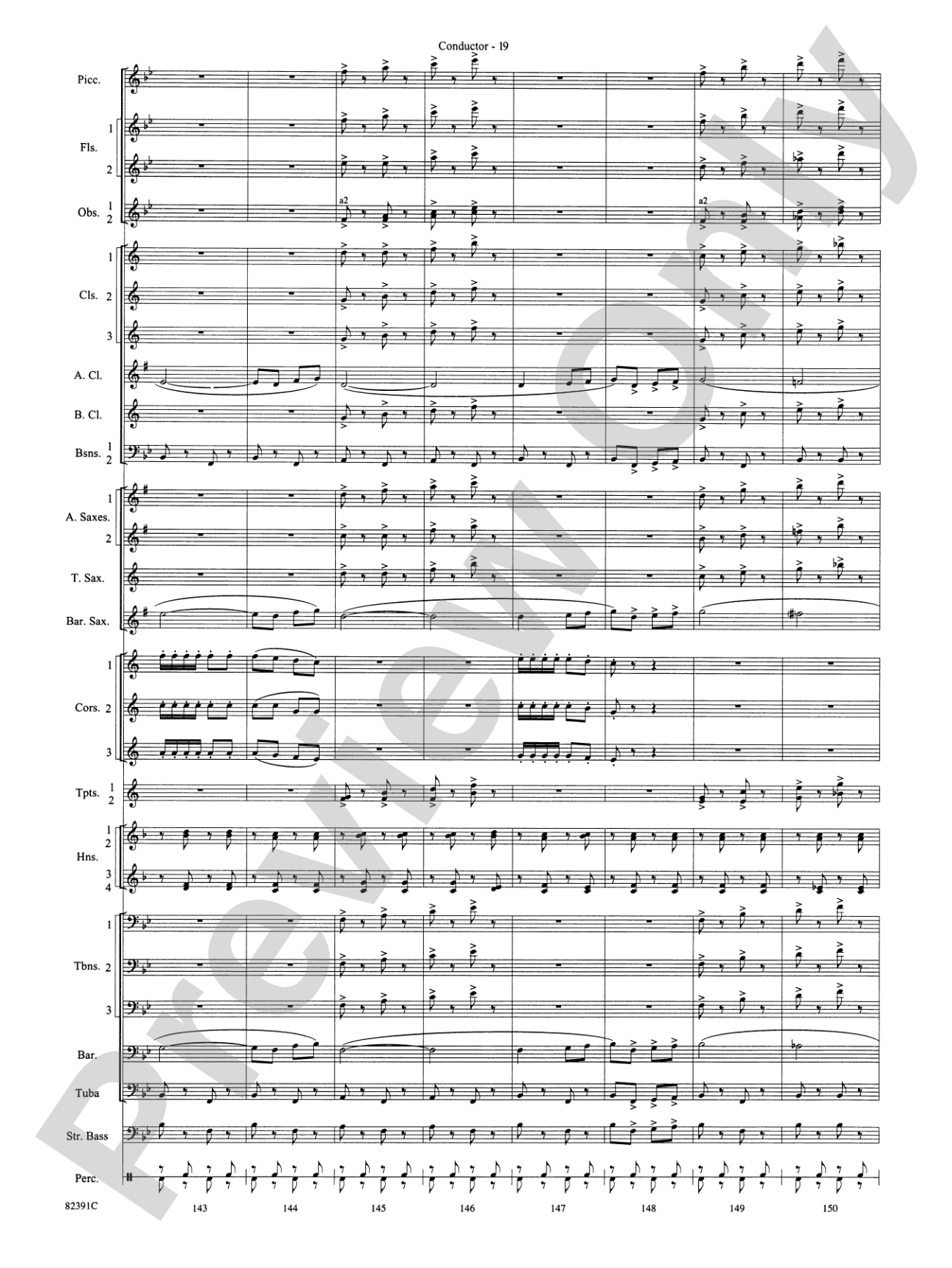 Bugler's Holiday (with Cornet Trio): Concert Band Conductor Score & Parts