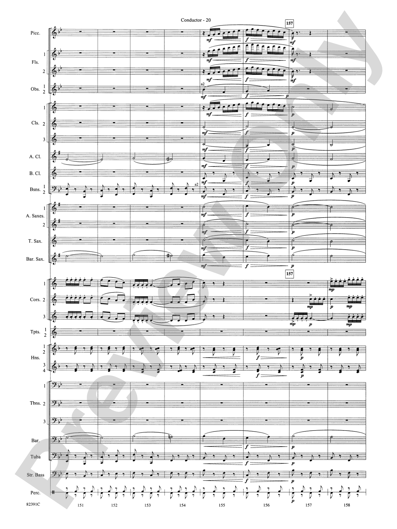 Bugler's Holiday (with Cornet Trio): Concert Band Conductor Score & Parts