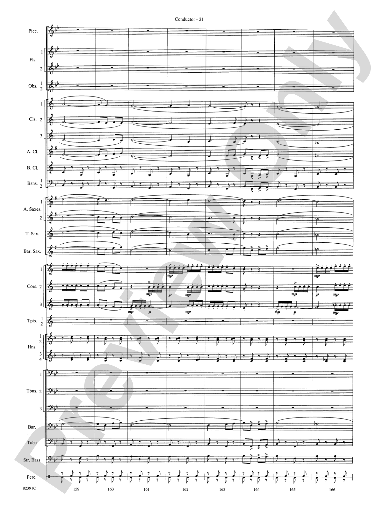 Bugler's Holiday (with Cornet Trio): Concert Band Conductor Score & Parts