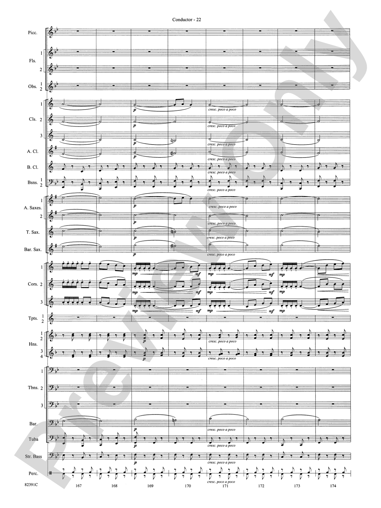 Bugler's Holiday (with Cornet Trio): Concert Band Conductor Score & Parts