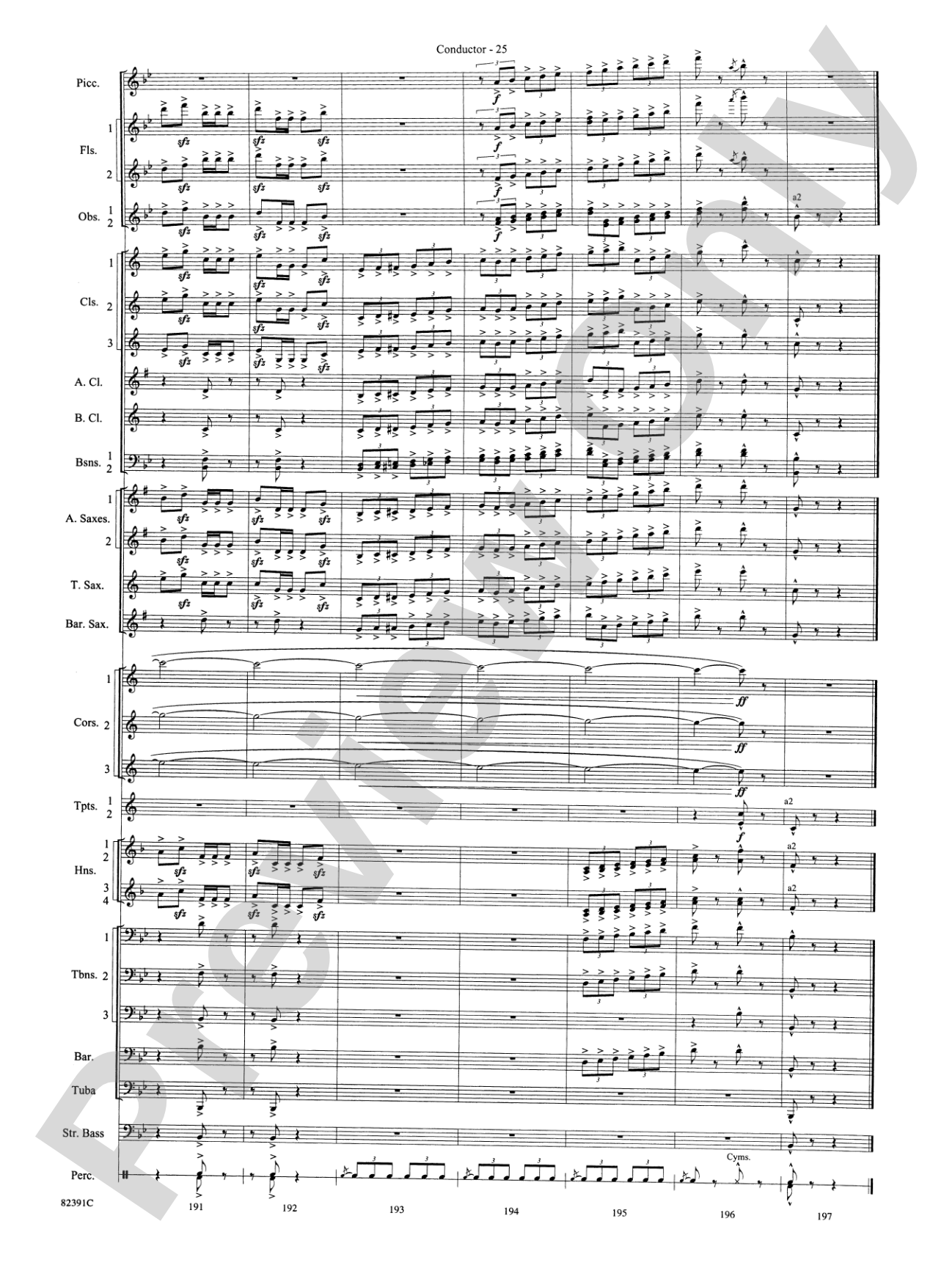 Bugler's Holiday (with Cornet Trio): Concert Band Conductor Score & Parts