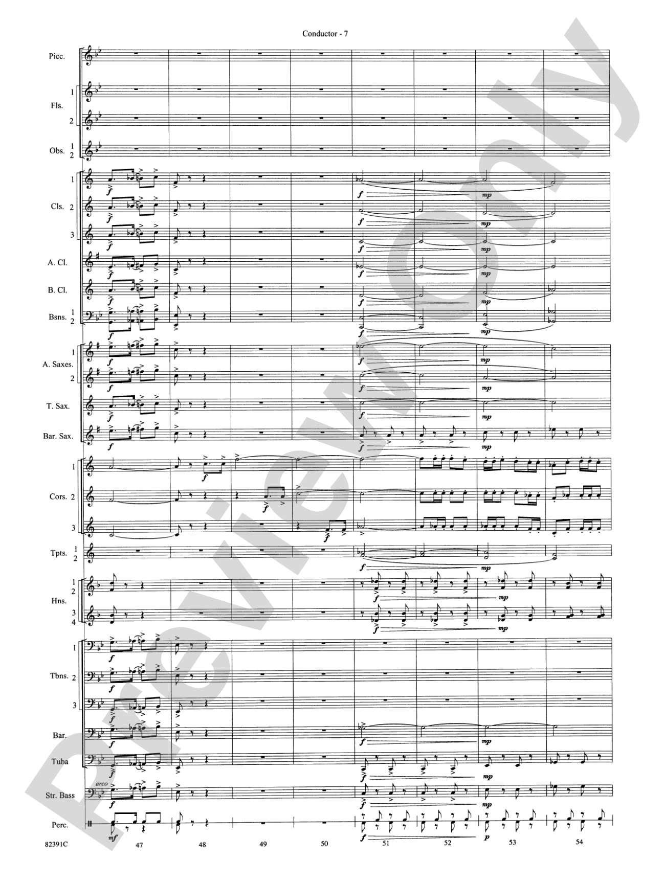Bugler's Holiday (with Cornet Trio): Concert Band Conductor Score & Parts