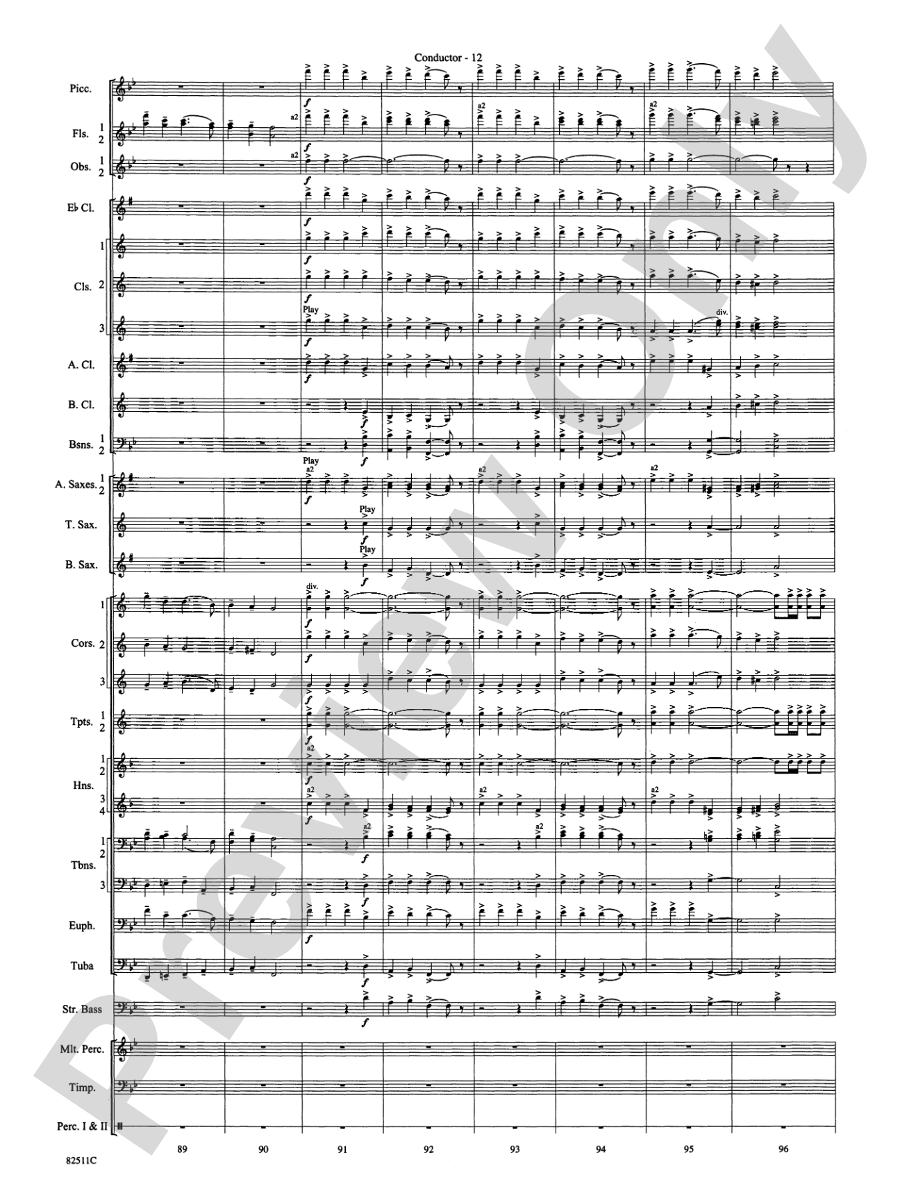 A Christmas Festival: Score