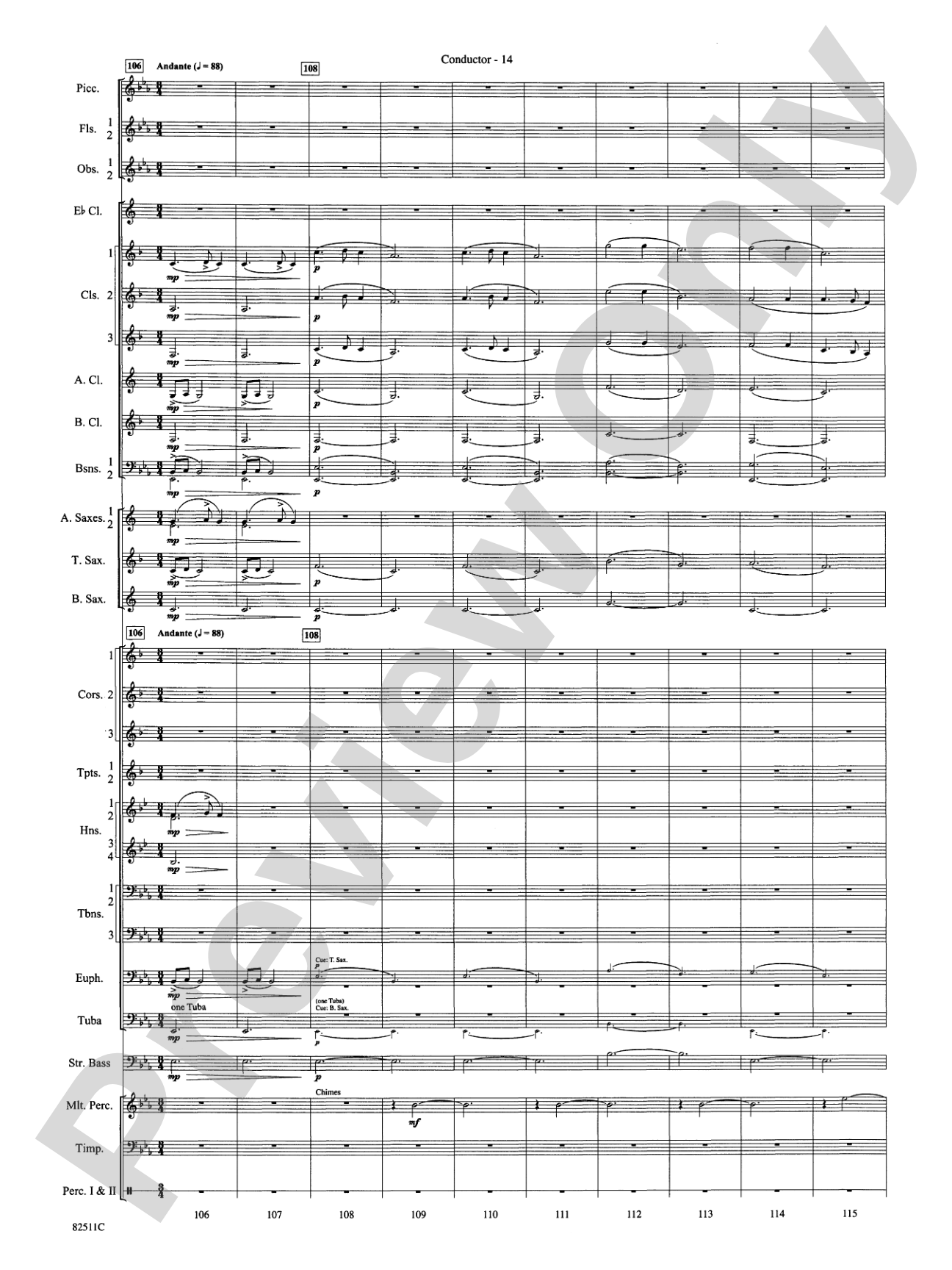 A Christmas Festival: Score