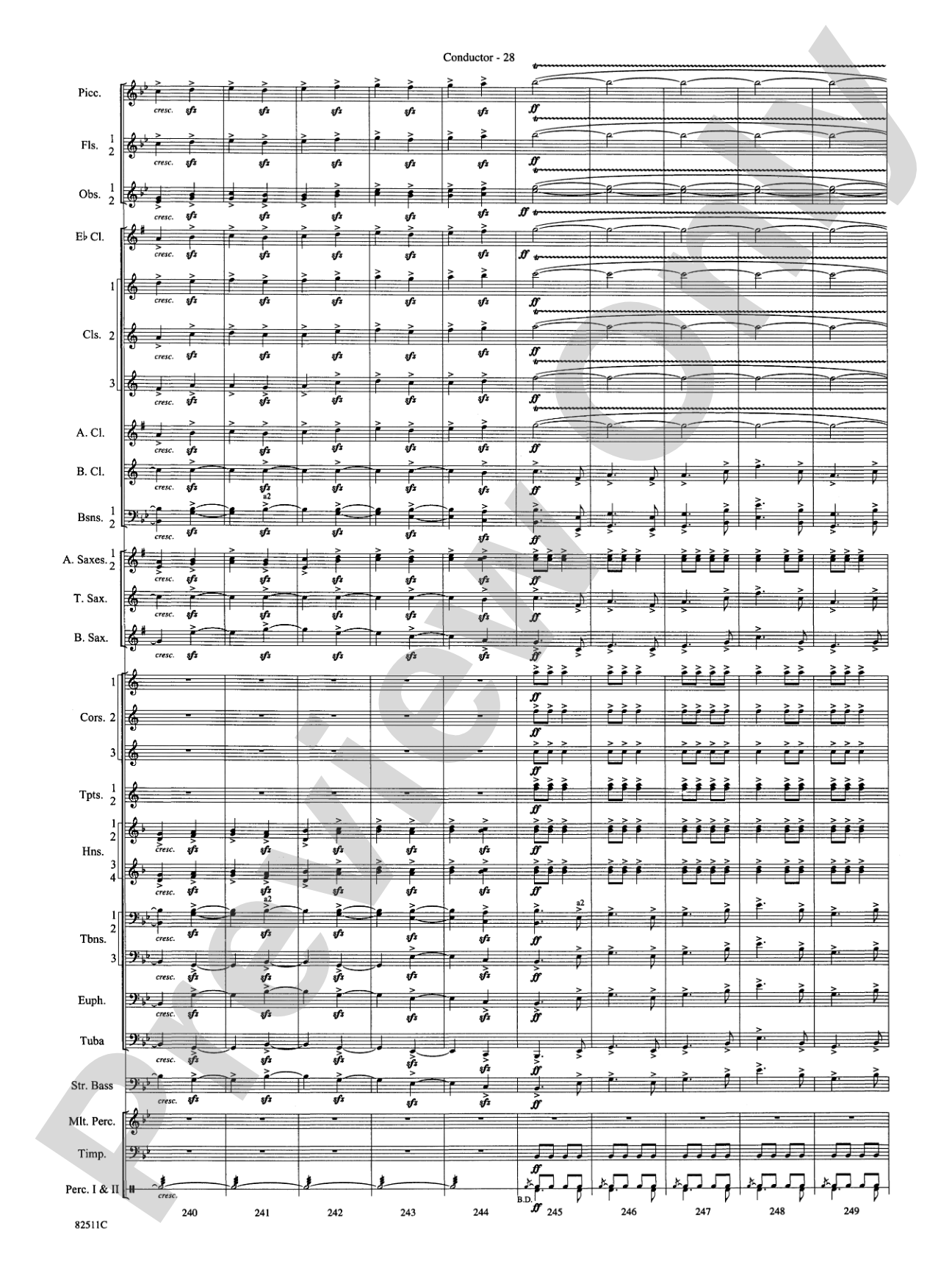 A Christmas Festival: Score