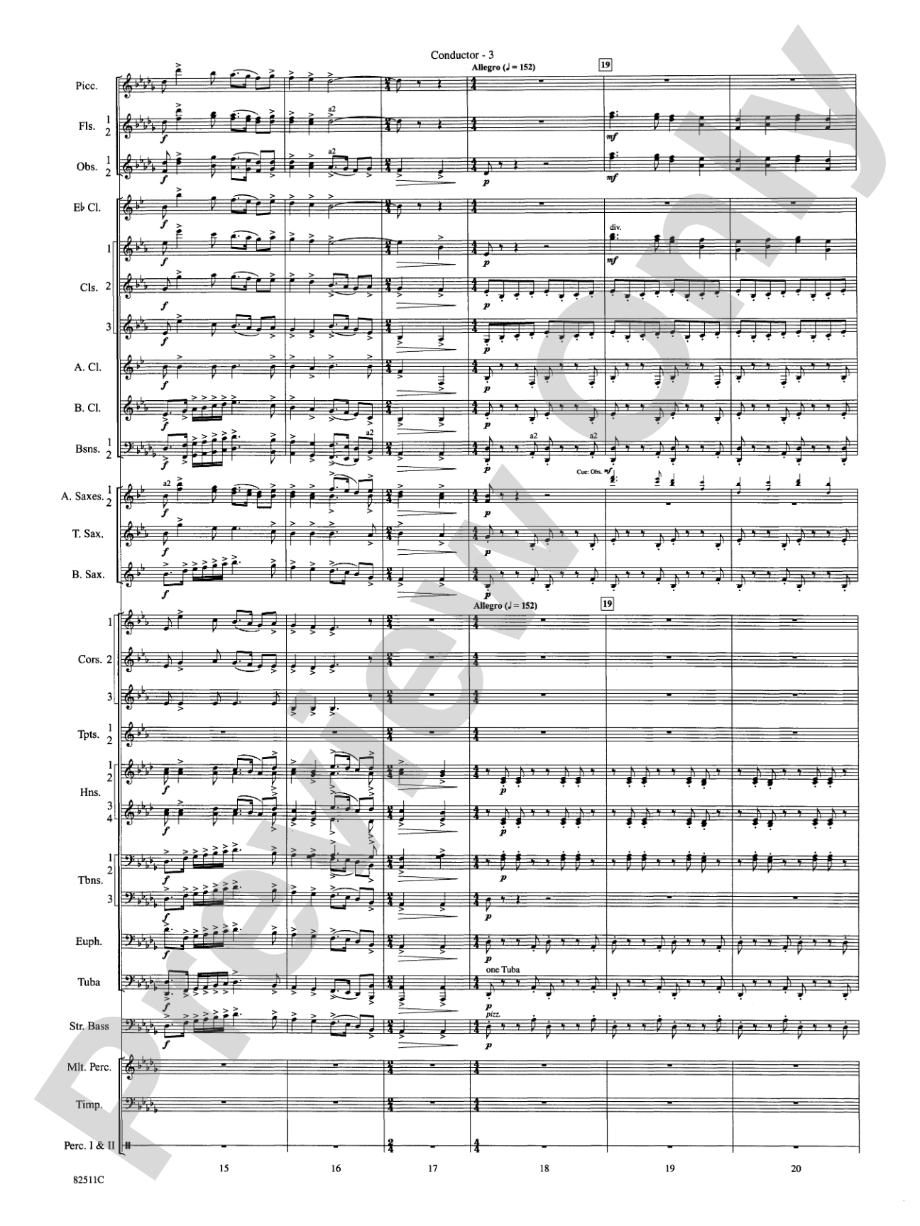 A Christmas Festival: Score