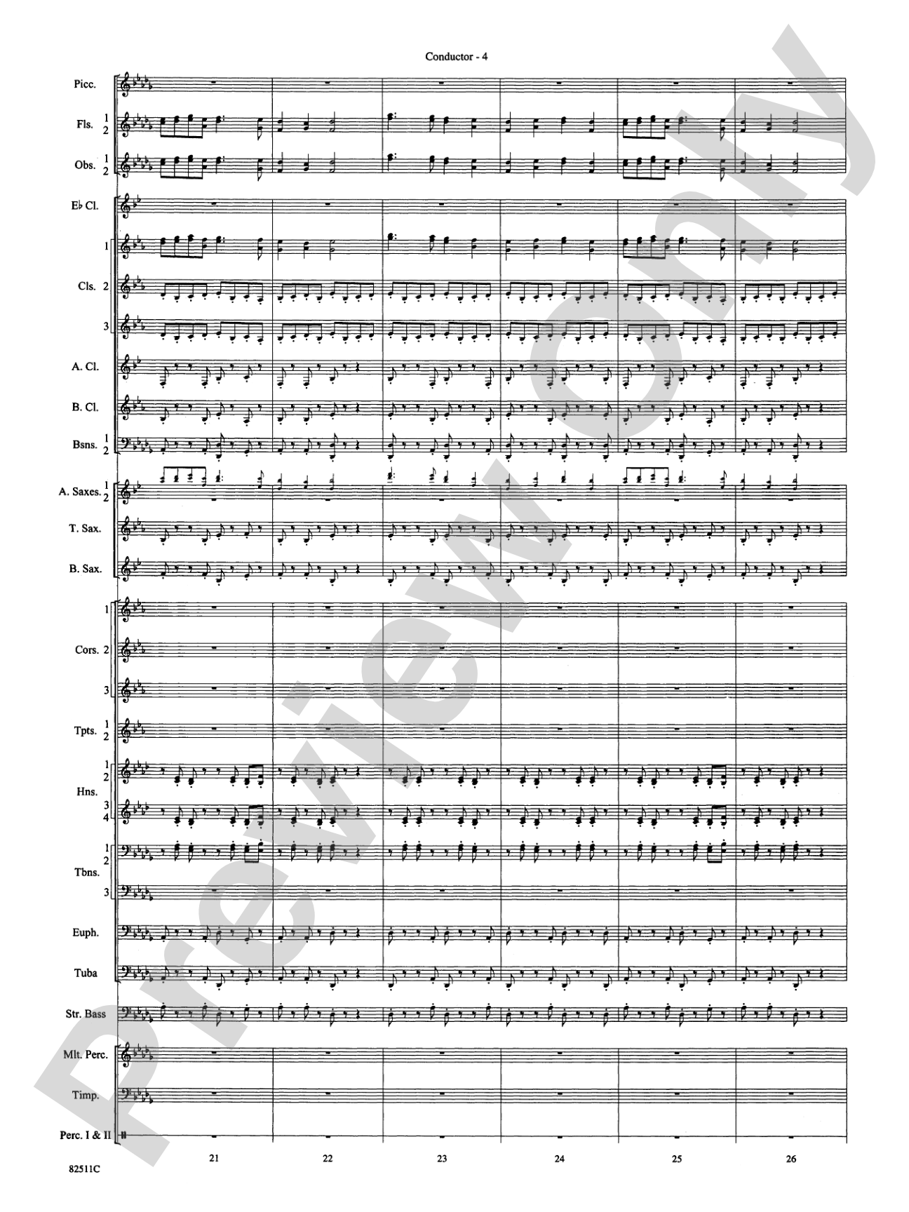 A Christmas Festival: Score