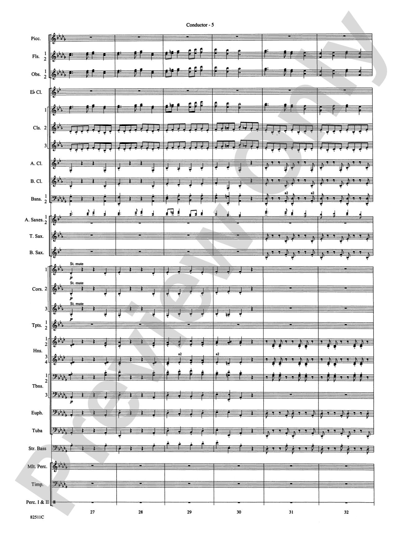 A Christmas Festival: Score