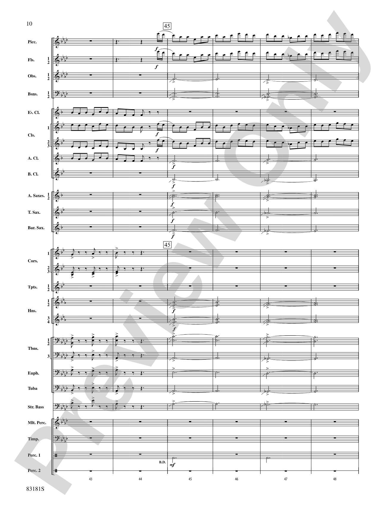 The Irish Washerwoman (from the Irish Suite): Concert Band Conductor Score & Parts