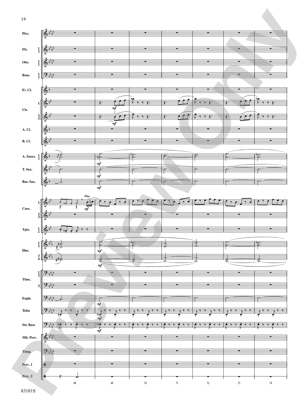 The Irish Washerwoman (from the Irish Suite): Concert Band Conductor Score & Parts