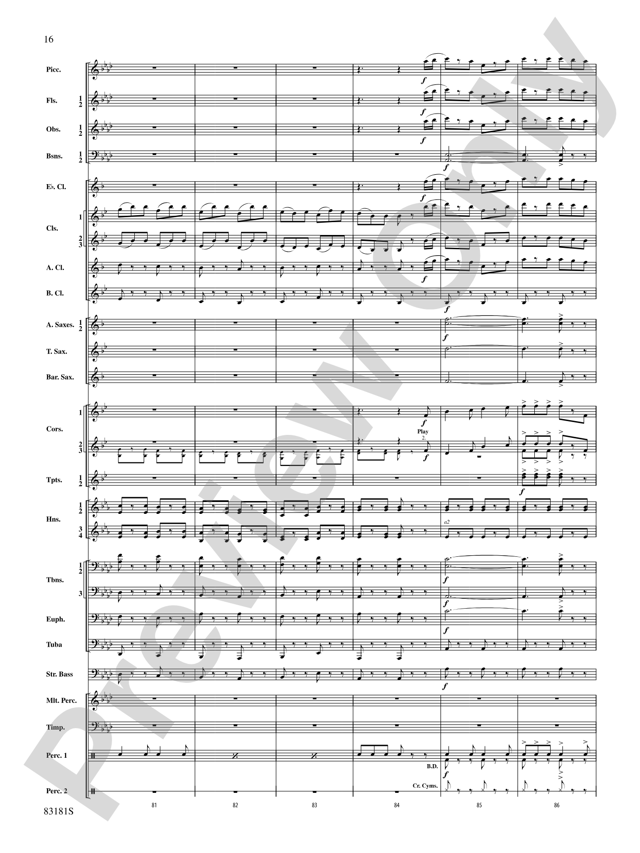 The Irish Washerwoman (from the Irish Suite): Concert Band Conductor Score & Parts