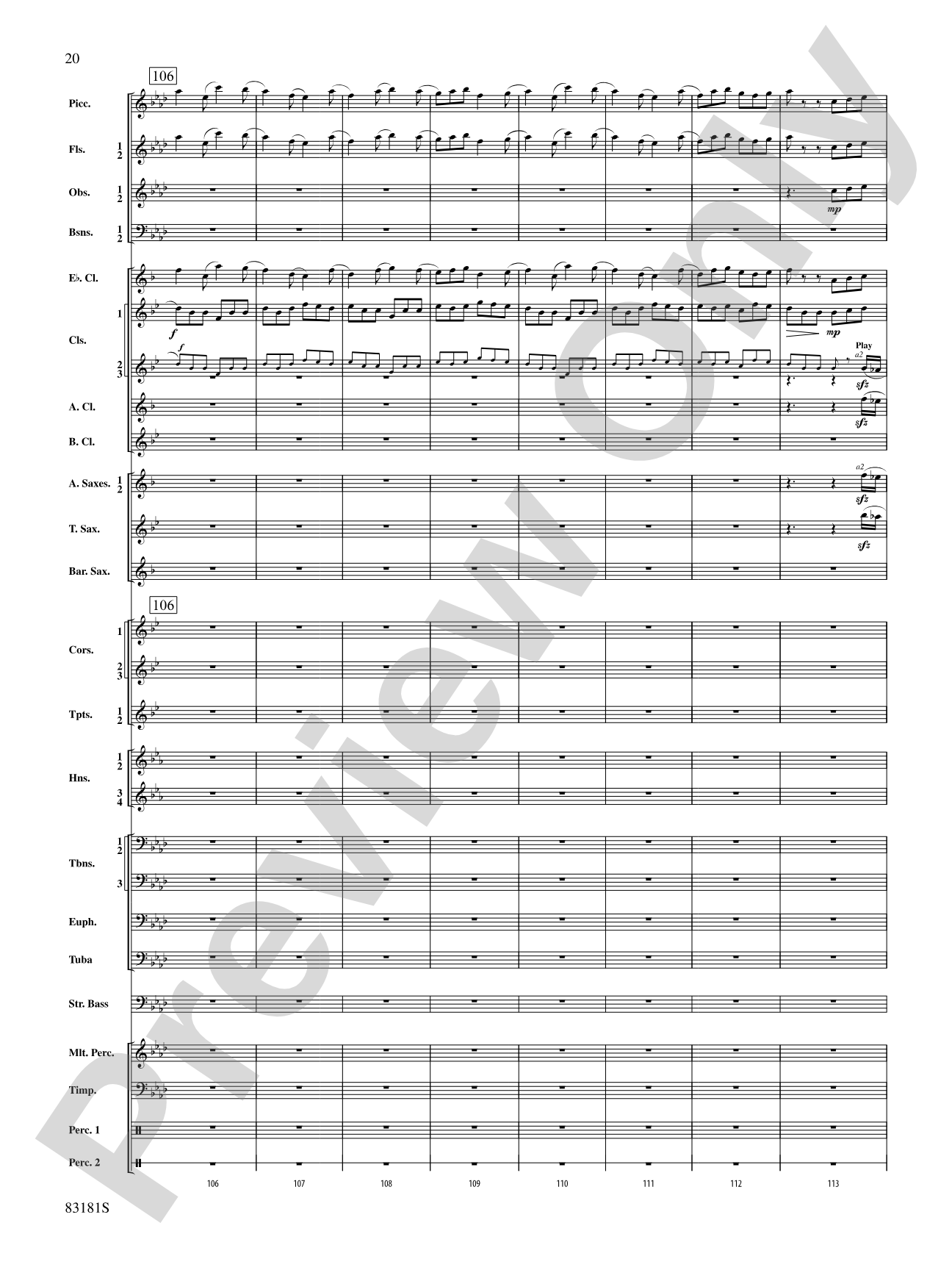 The Irish Washerwoman (from the Irish Suite): Concert Band Conductor Score & Parts