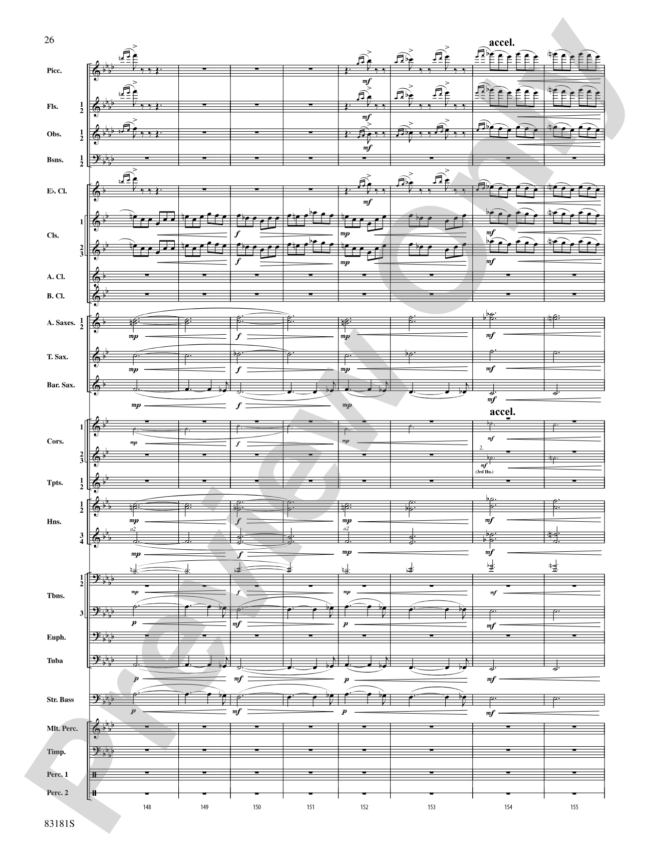 The Irish Washerwoman (from the Irish Suite): Concert Band Conductor Score & Parts