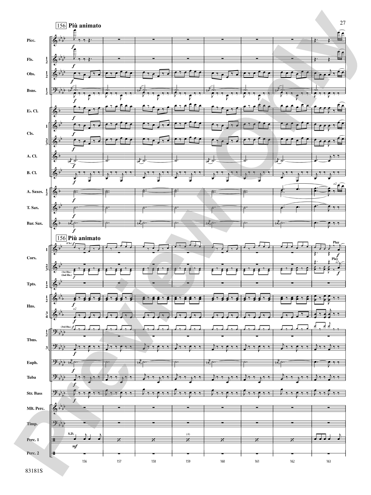 The Irish Washerwoman (from the Irish Suite): Concert Band Conductor Score & Parts