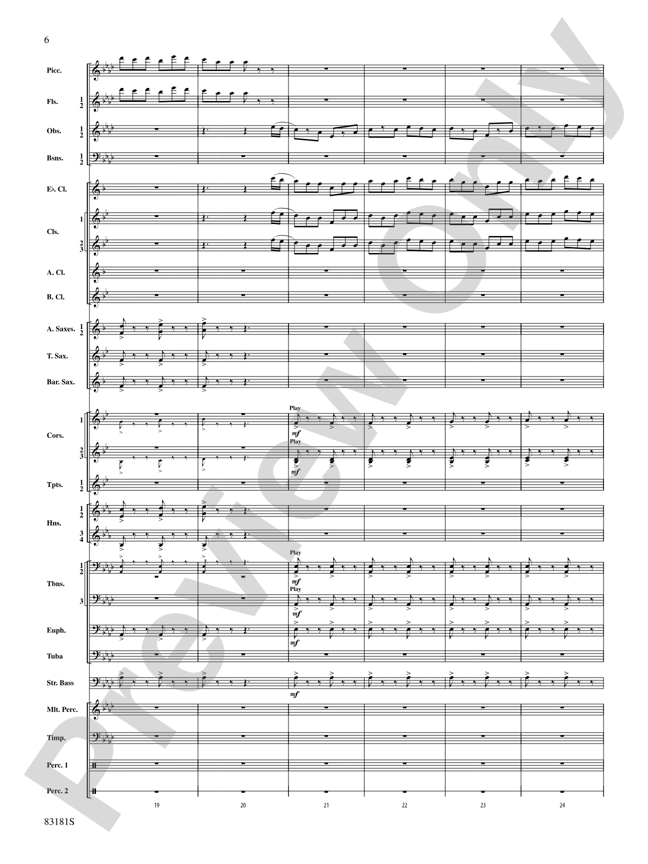 The Irish Washerwoman (from the Irish Suite): Concert Band Conductor Score & Parts
