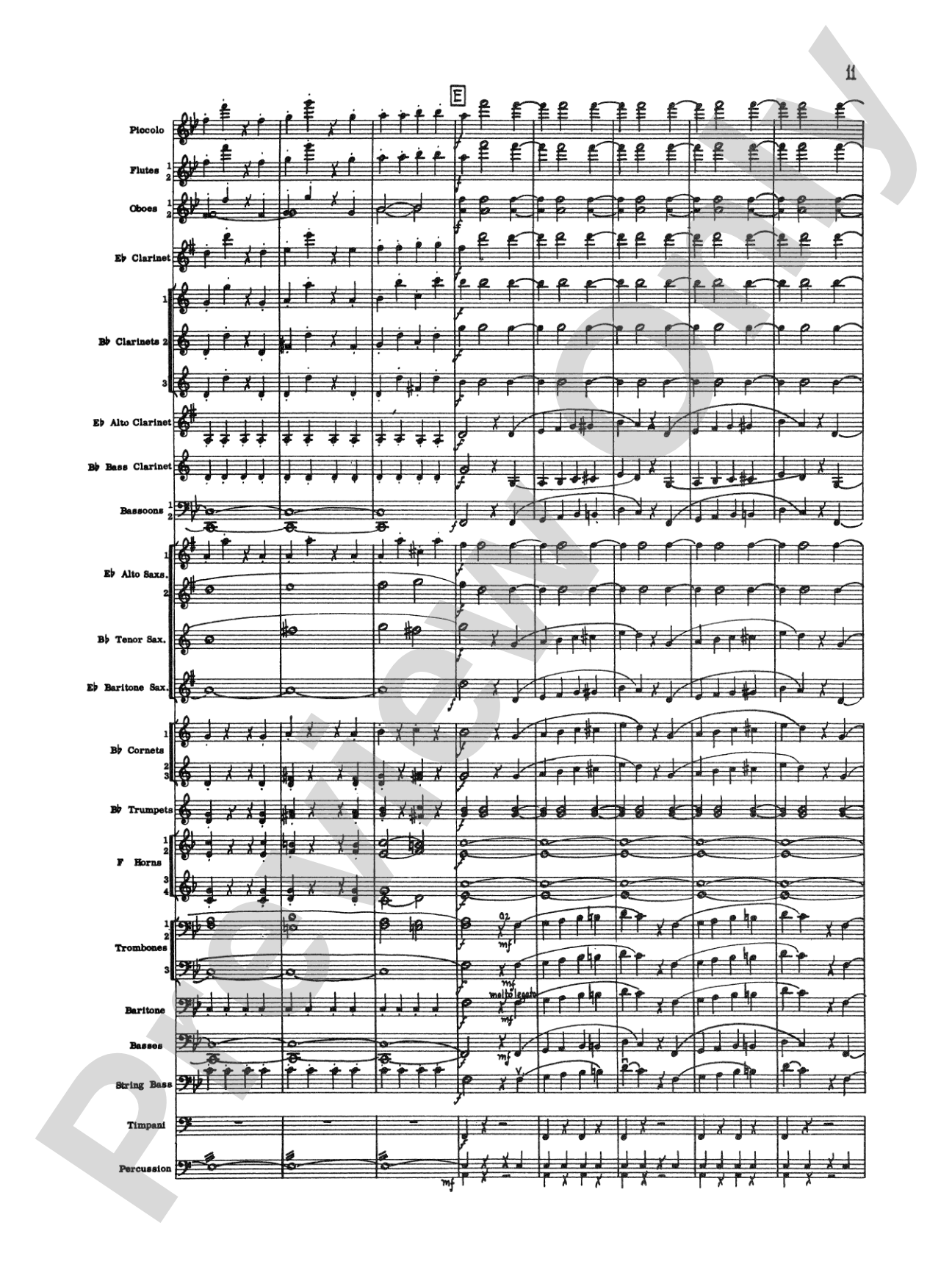 The Marriage of Figaro Overture: Concert Band Conductor Score & Parts