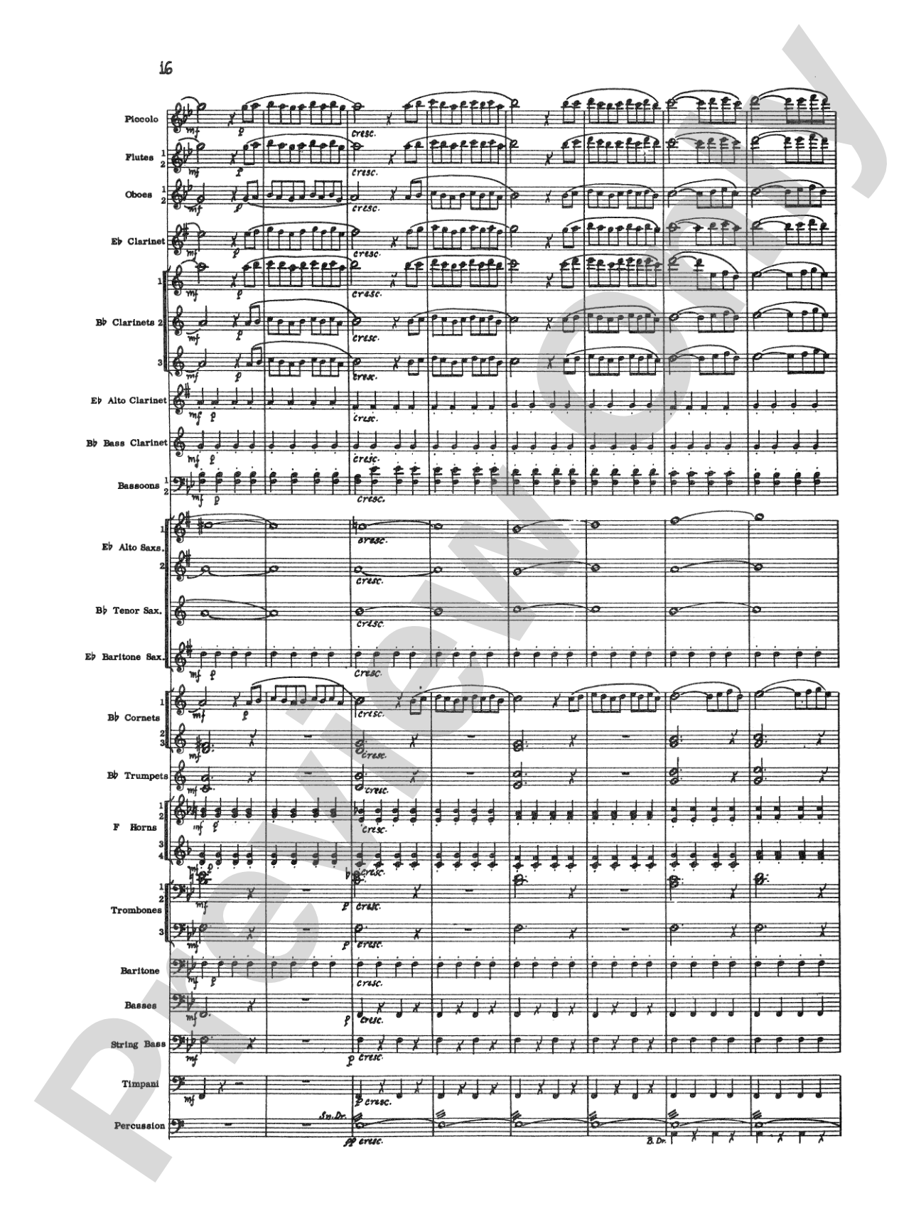 The Marriage of Figaro Overture: Concert Band Conductor Score & Parts