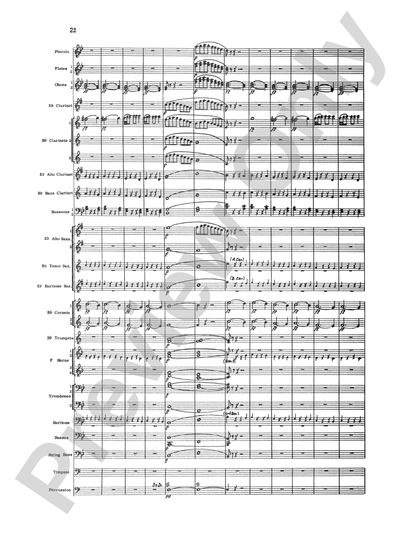 The Marriage of Figaro Overture: Concert Band Conductor Score & Parts