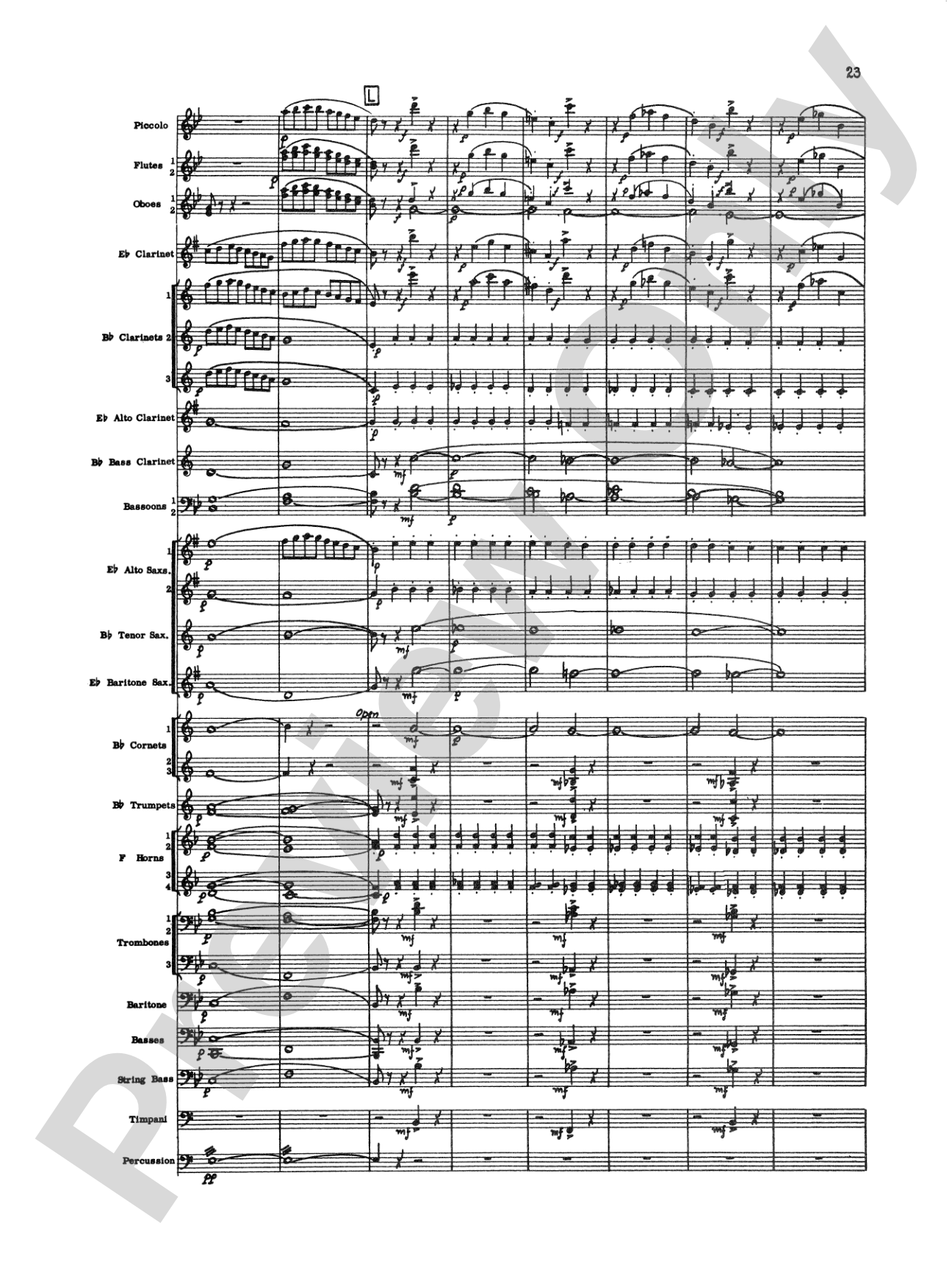 The Marriage of Figaro Overture: Concert Band Conductor Score & Parts