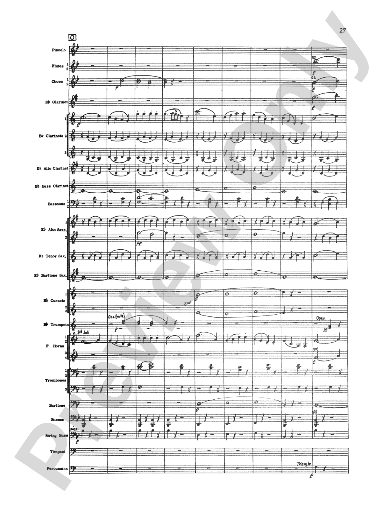 The Marriage of Figaro Overture: Concert Band Conductor Score & Parts