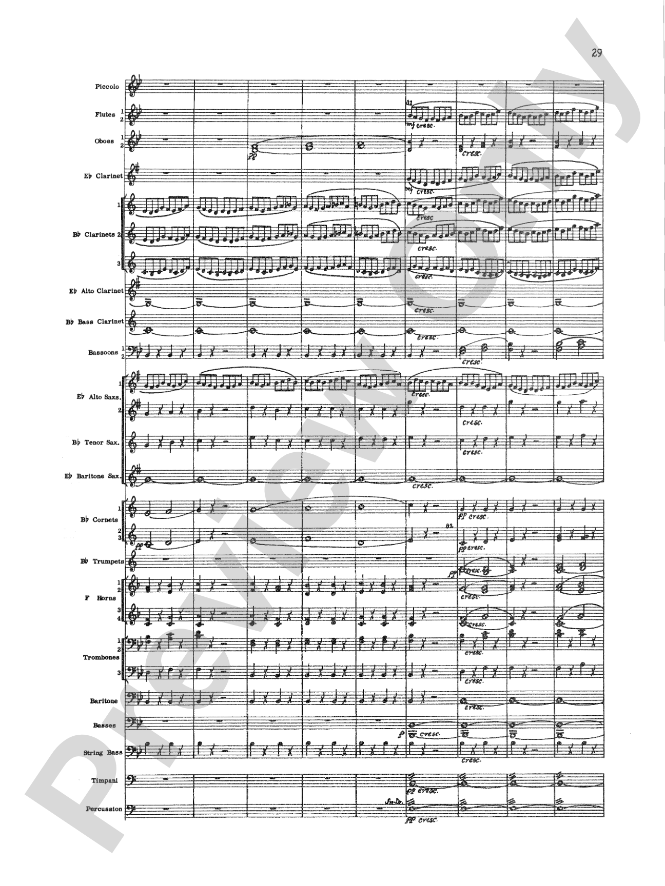 The Marriage of Figaro Overture: Concert Band Conductor Score & Parts