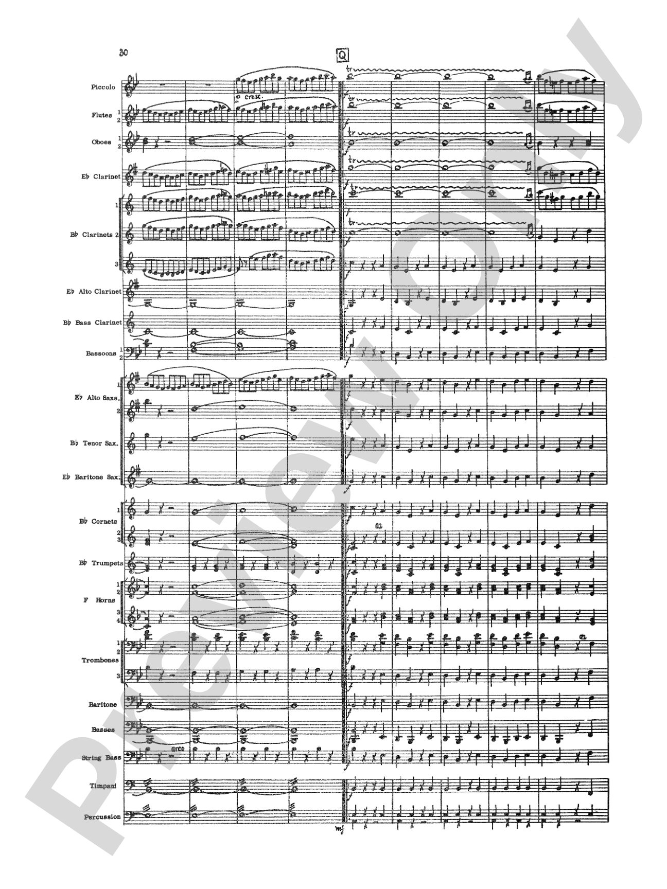 The Marriage of Figaro Overture: Concert Band Conductor Score & Parts