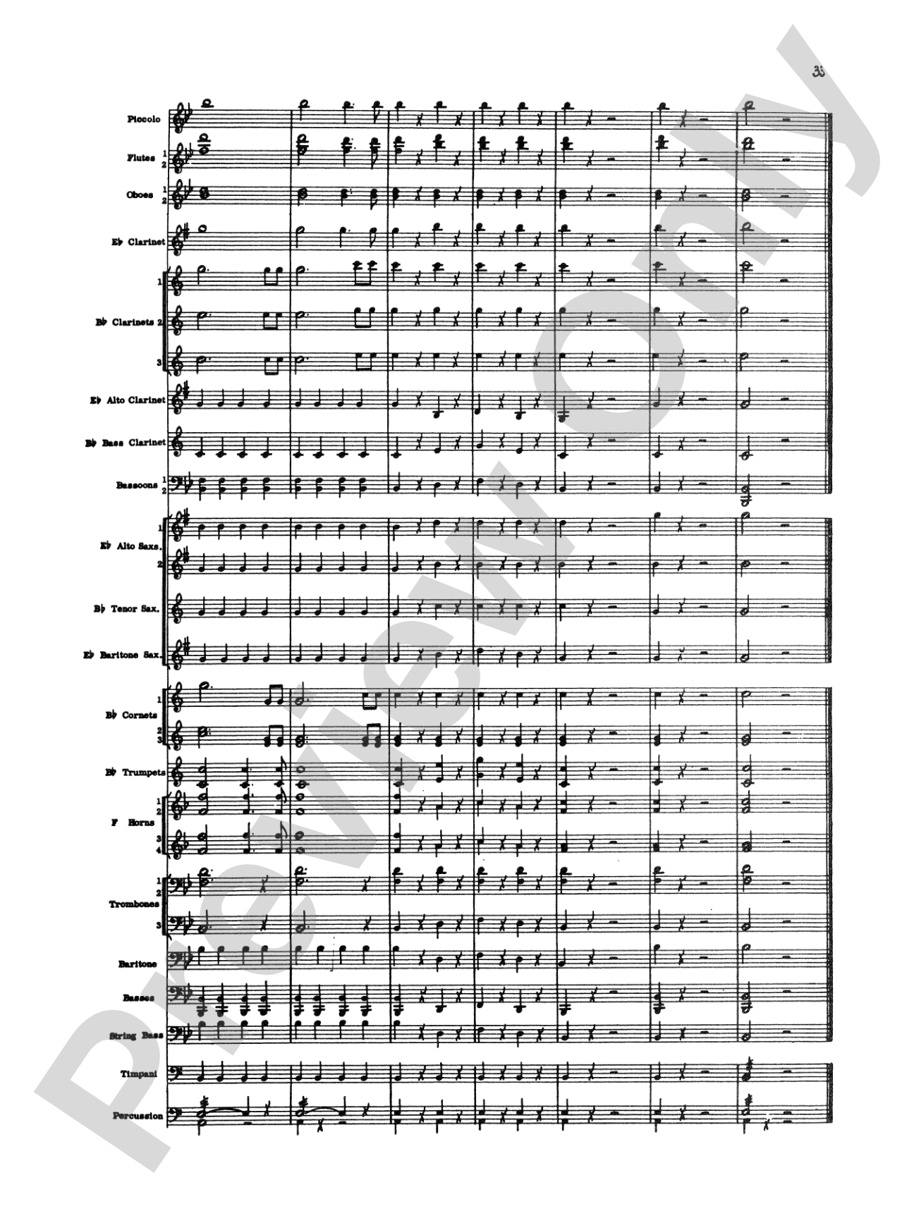 The Marriage of Figaro Overture: Concert Band Conductor Score & Parts