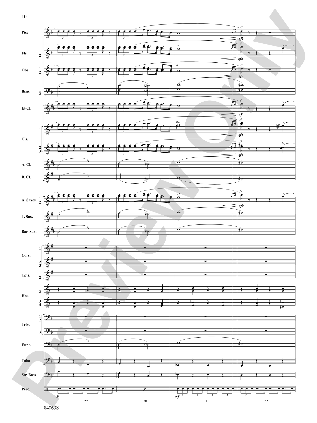 Sandpaper Ballet: Concert Band Conductor Score & Parts
