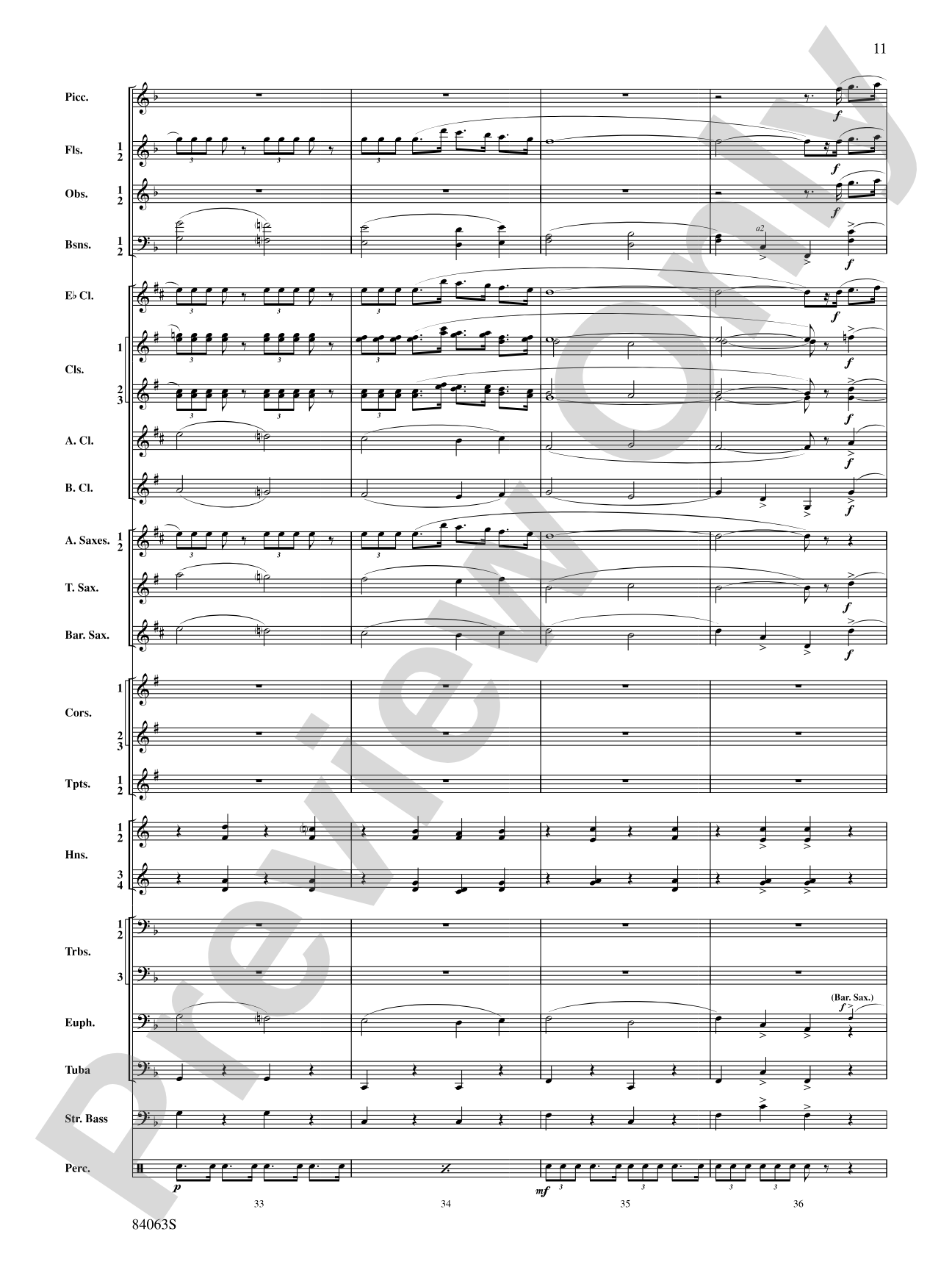 Sandpaper Ballet: Concert Band Conductor Score & Parts