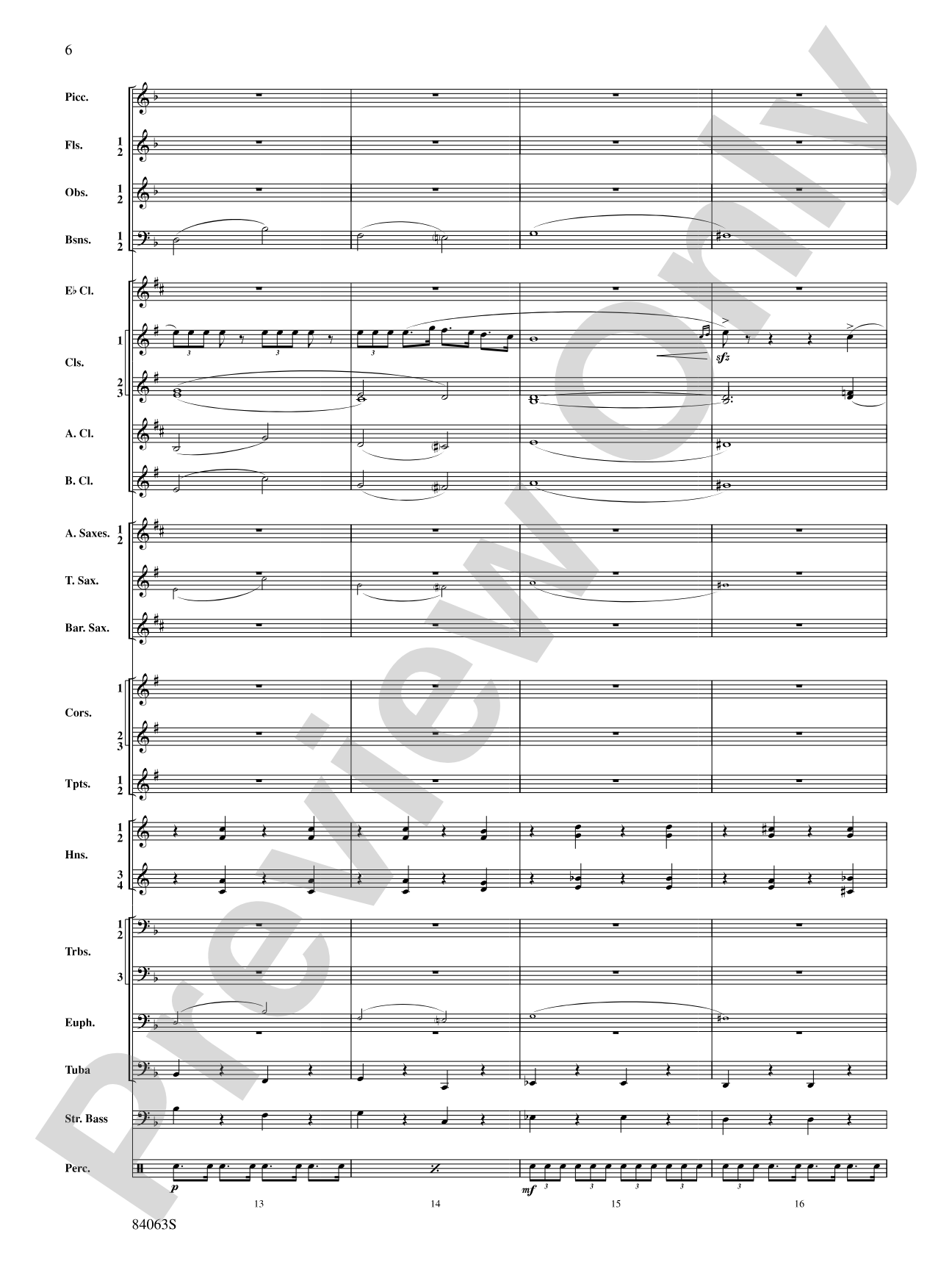 Sandpaper Ballet: Concert Band Conductor Score & Parts