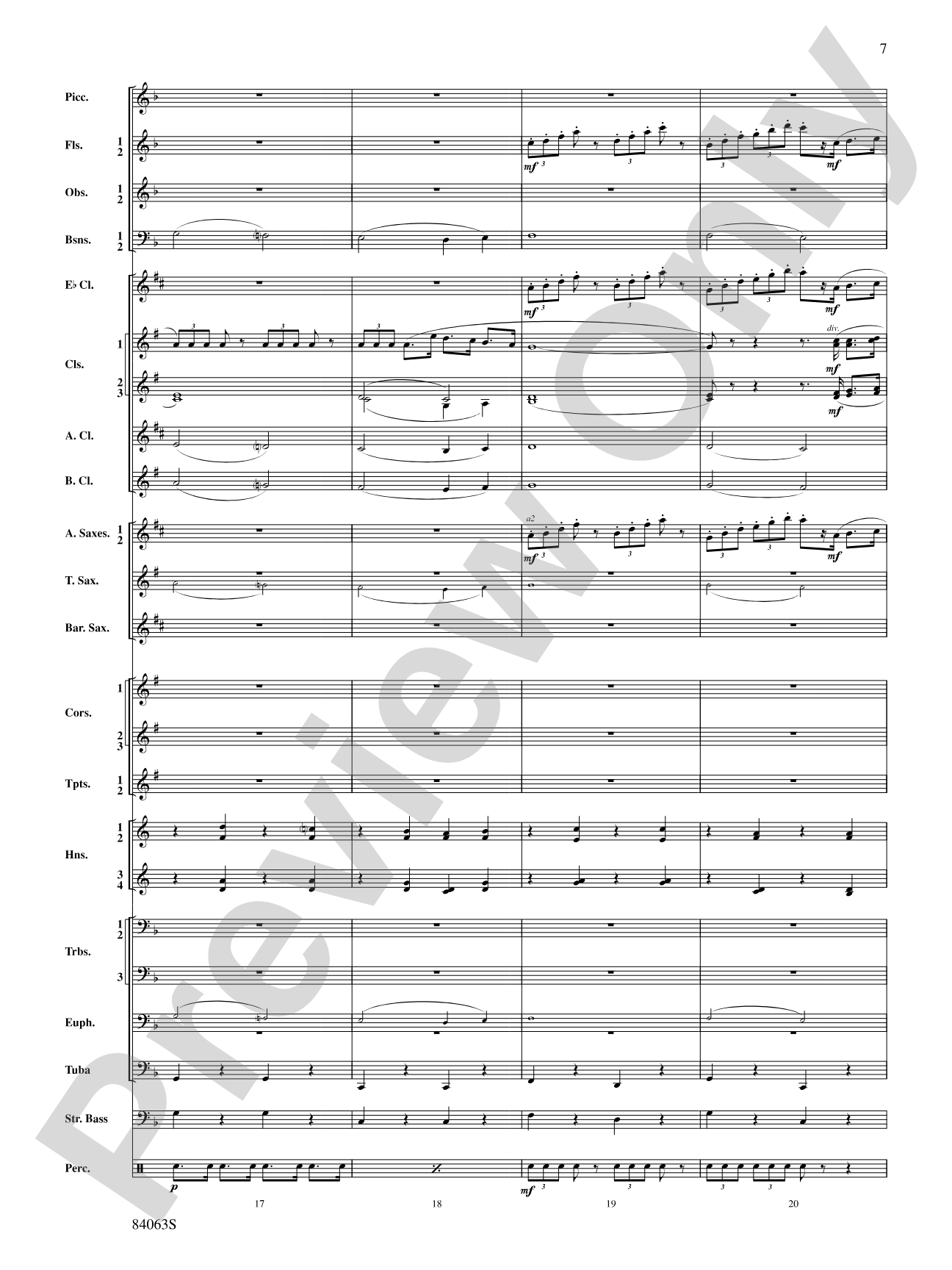 Sandpaper Ballet: Concert Band Conductor Score & Parts