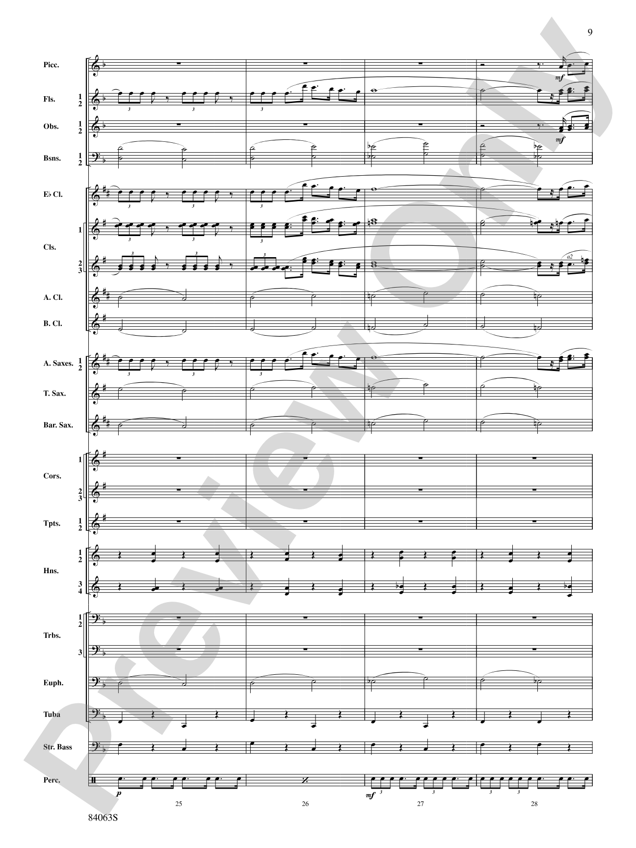 Sandpaper Ballet: Concert Band Conductor Score & Parts