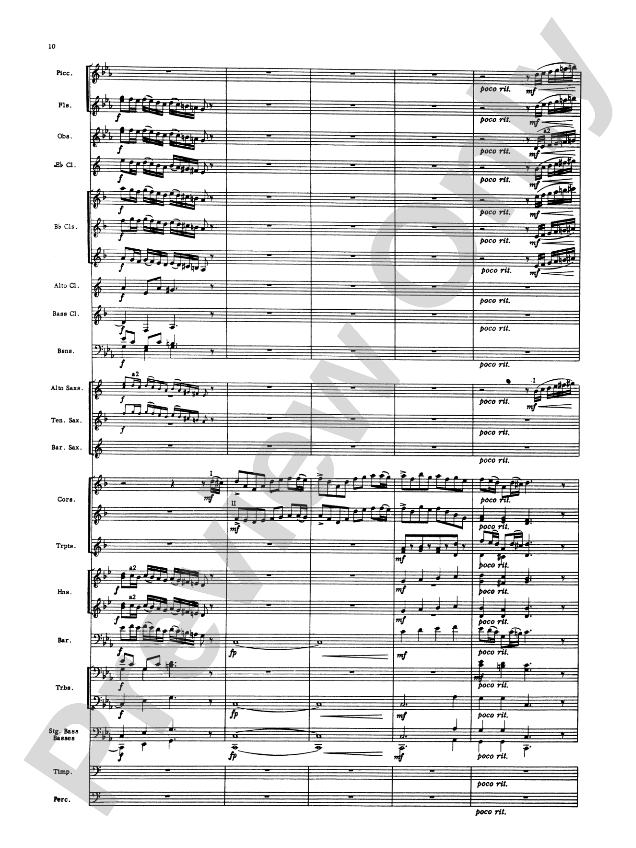 Toccata: Concert Band Conductor Score & Parts