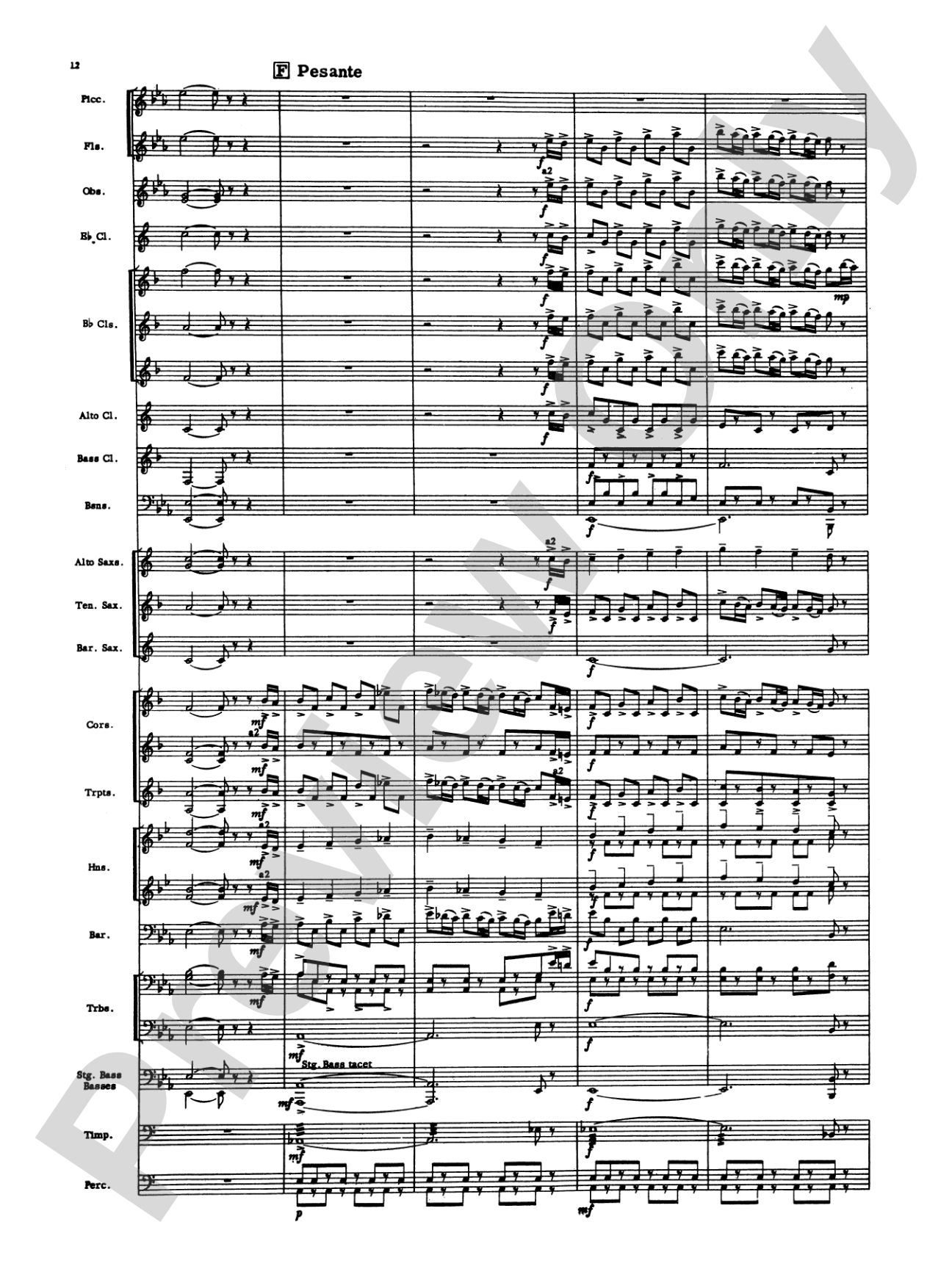 Toccata: Concert Band Conductor Score & Parts