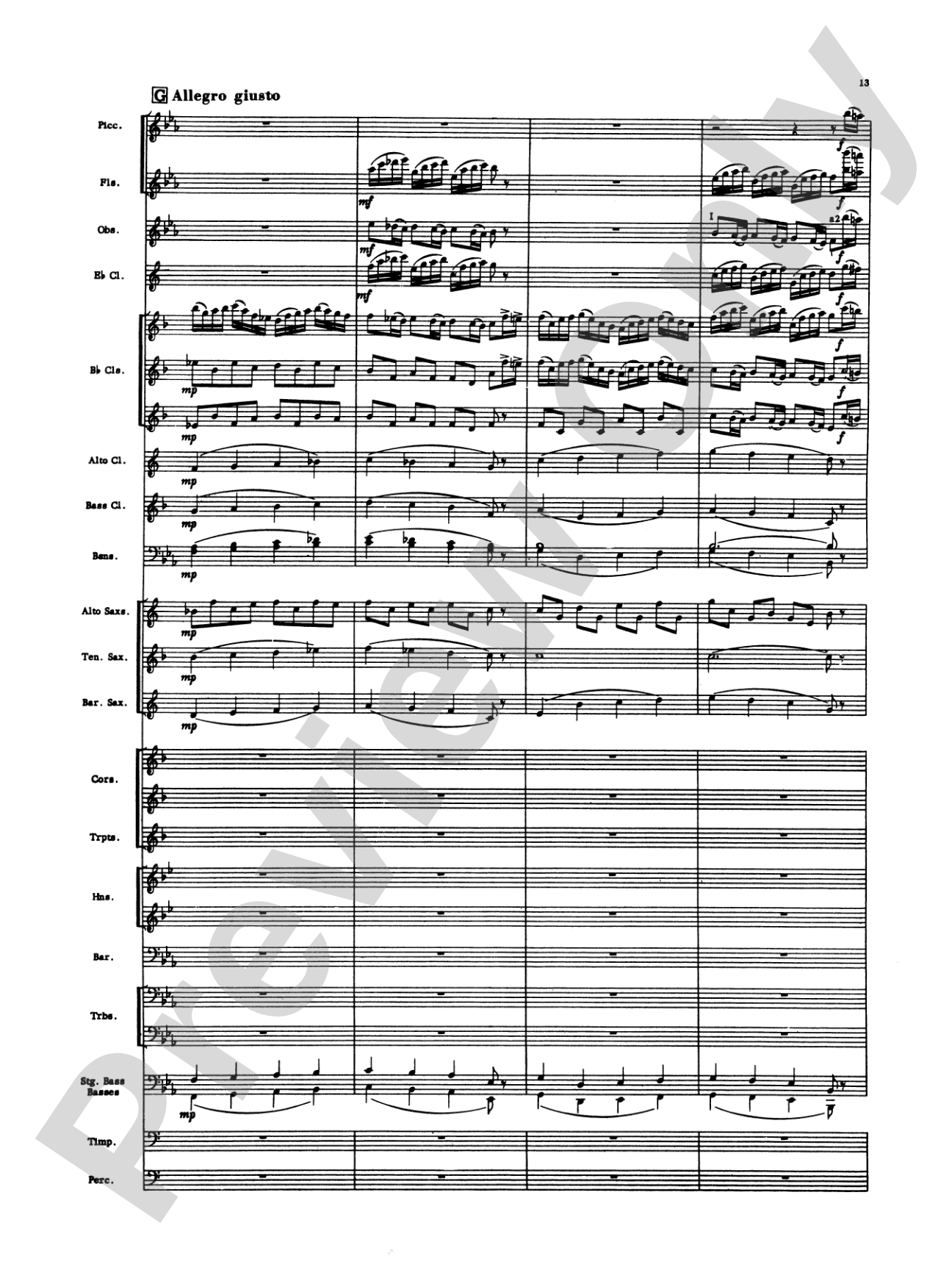 Toccata: Concert Band Conductor Score & Parts