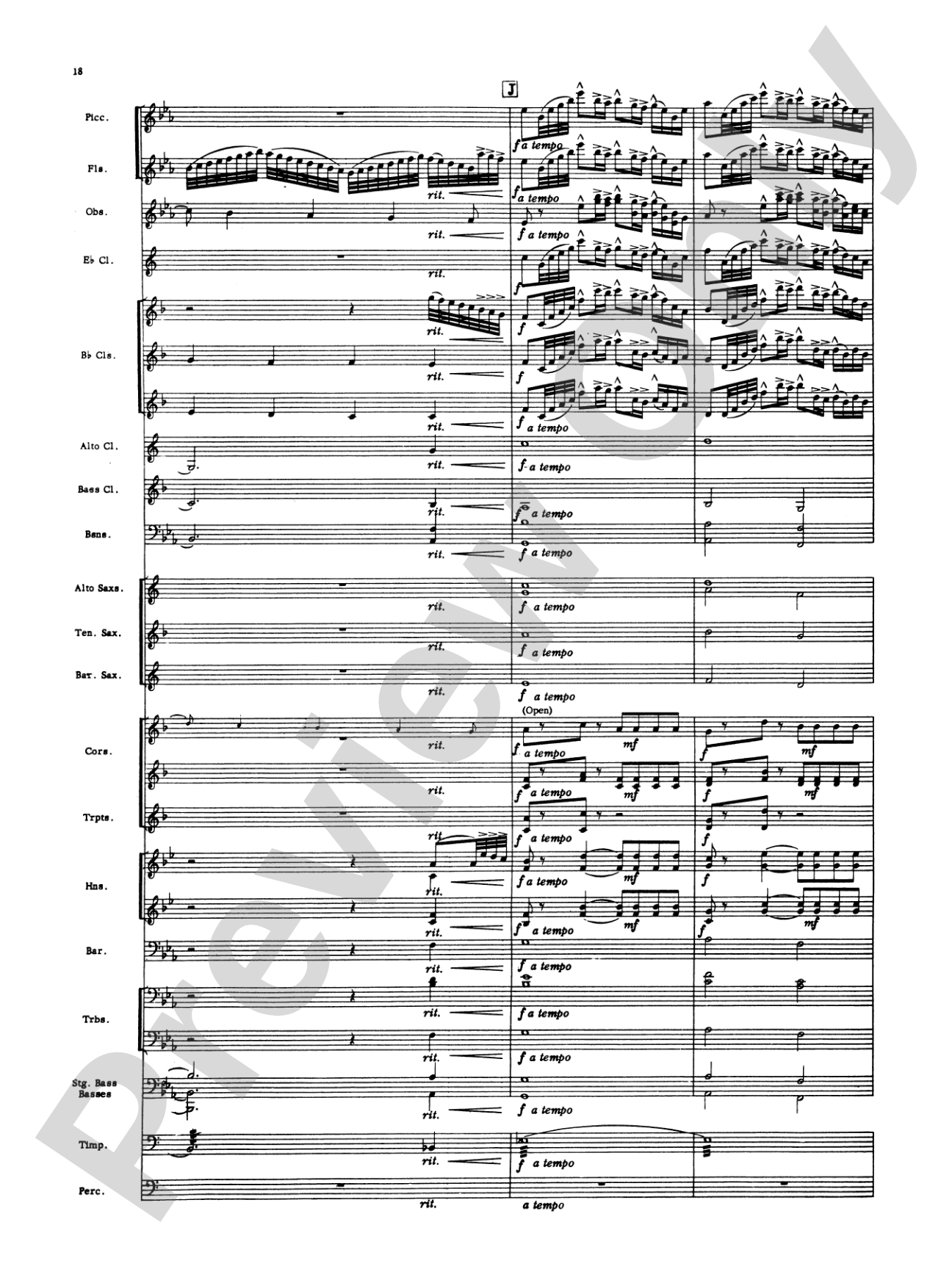 Toccata: Concert Band Conductor Score & Parts