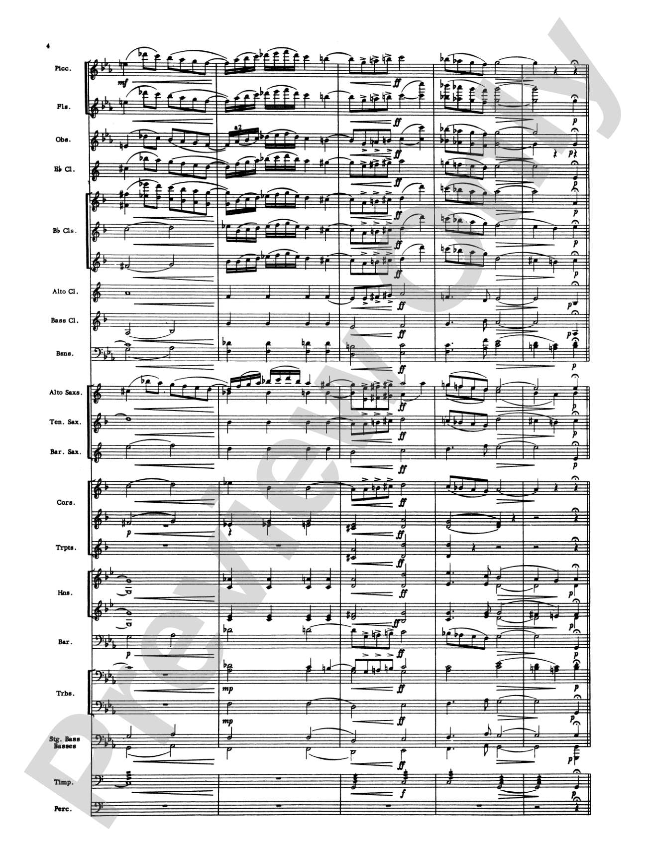 Toccata: Concert Band Conductor Score & Parts