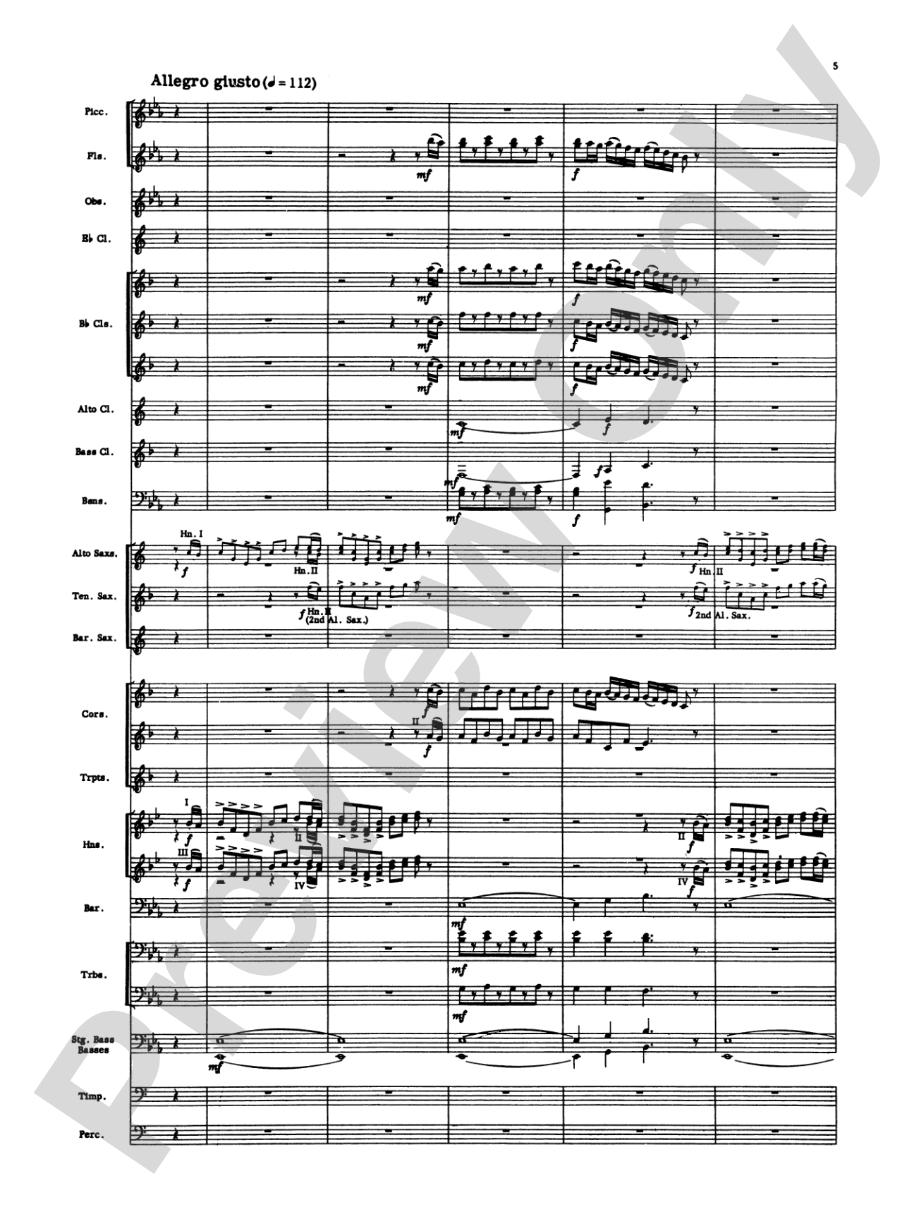 Toccata: Concert Band Conductor Score & Parts