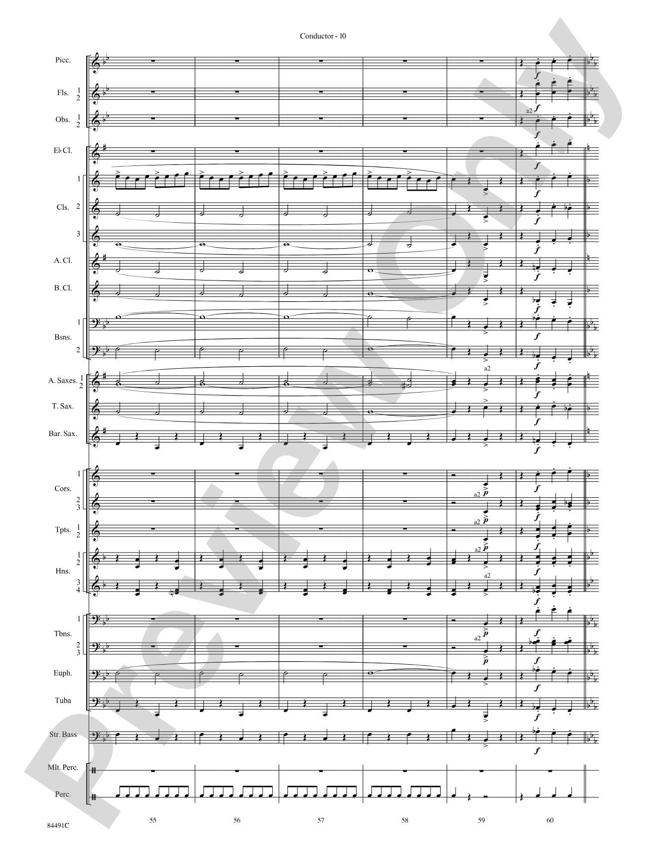 The Typewriter: Concert Band Conductor Score & Parts