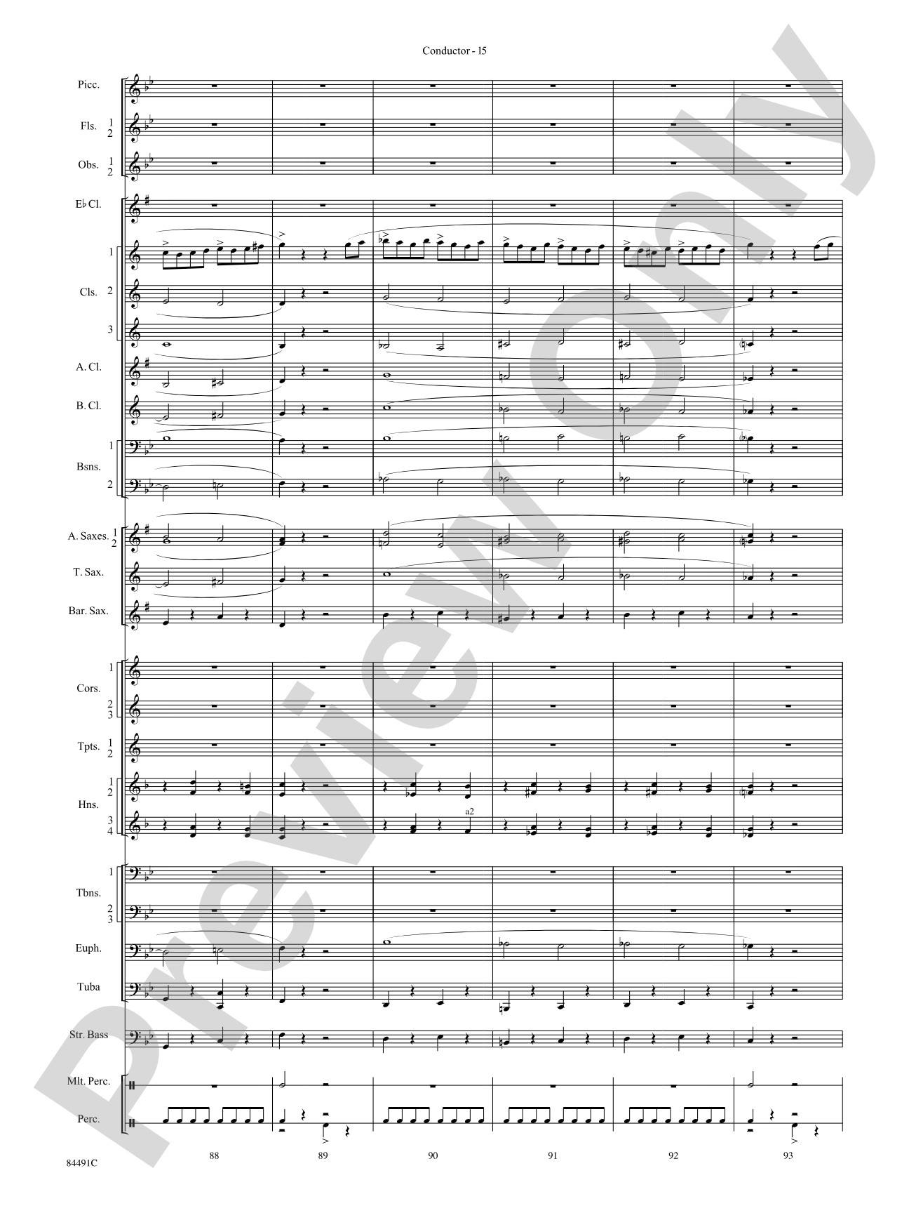 The Typewriter: Concert Band Conductor Score & Parts