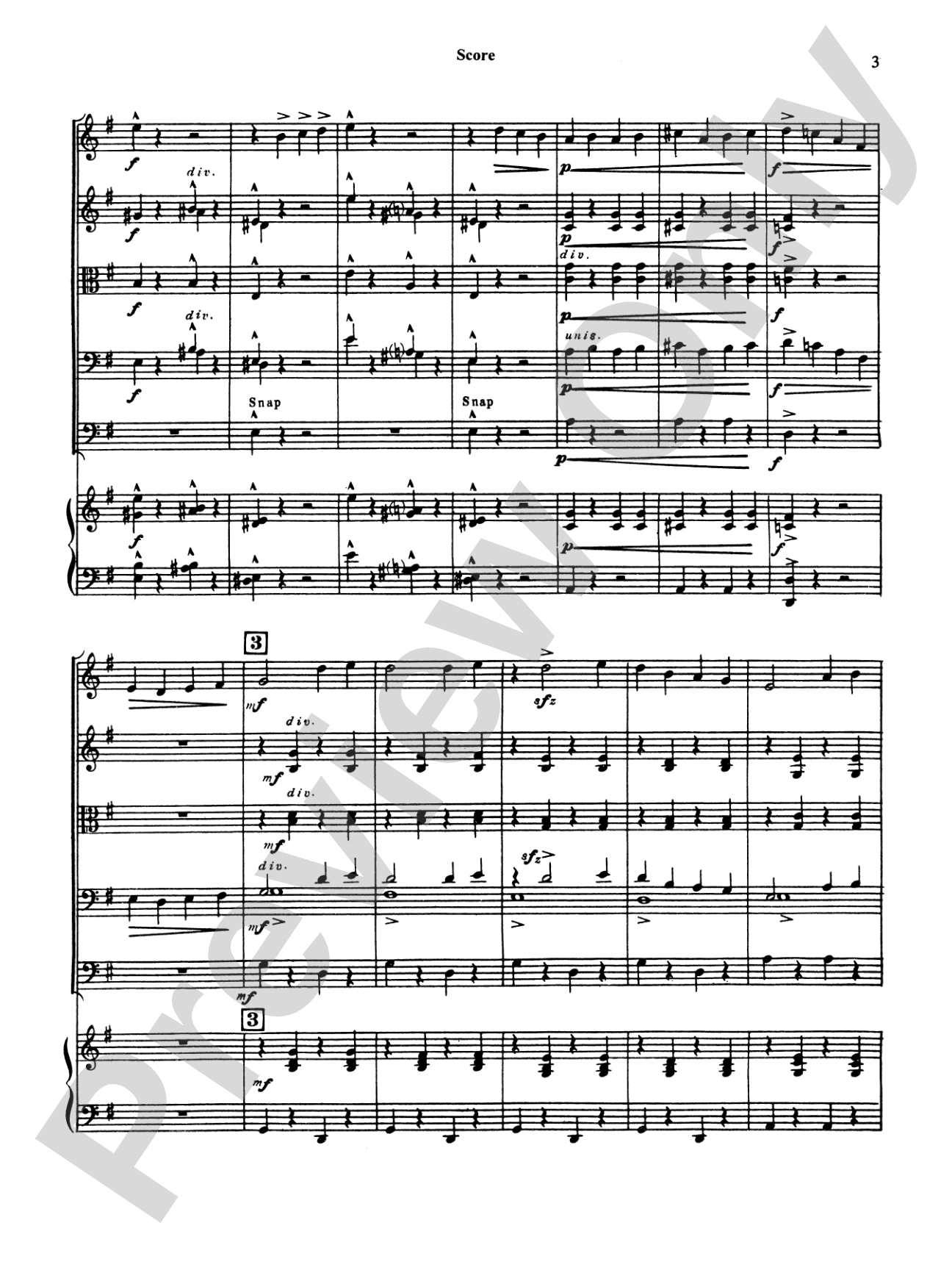 Plink, Plank, Plunk!: String Orchestra Conductor Score & Parts