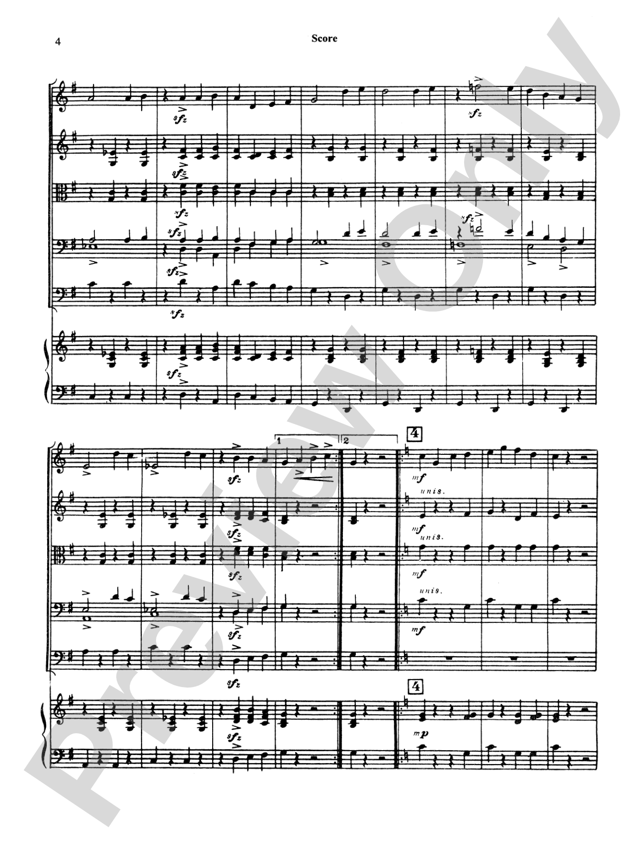 Plink, Plank, Plunk!: String Orchestra Conductor Score & Parts
