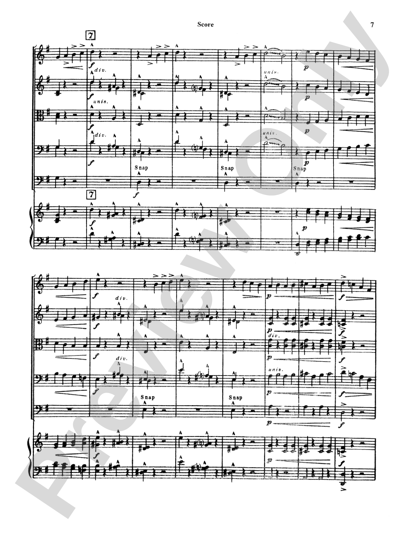 Plink, Plank, Plunk!: String Orchestra Conductor Score & Parts