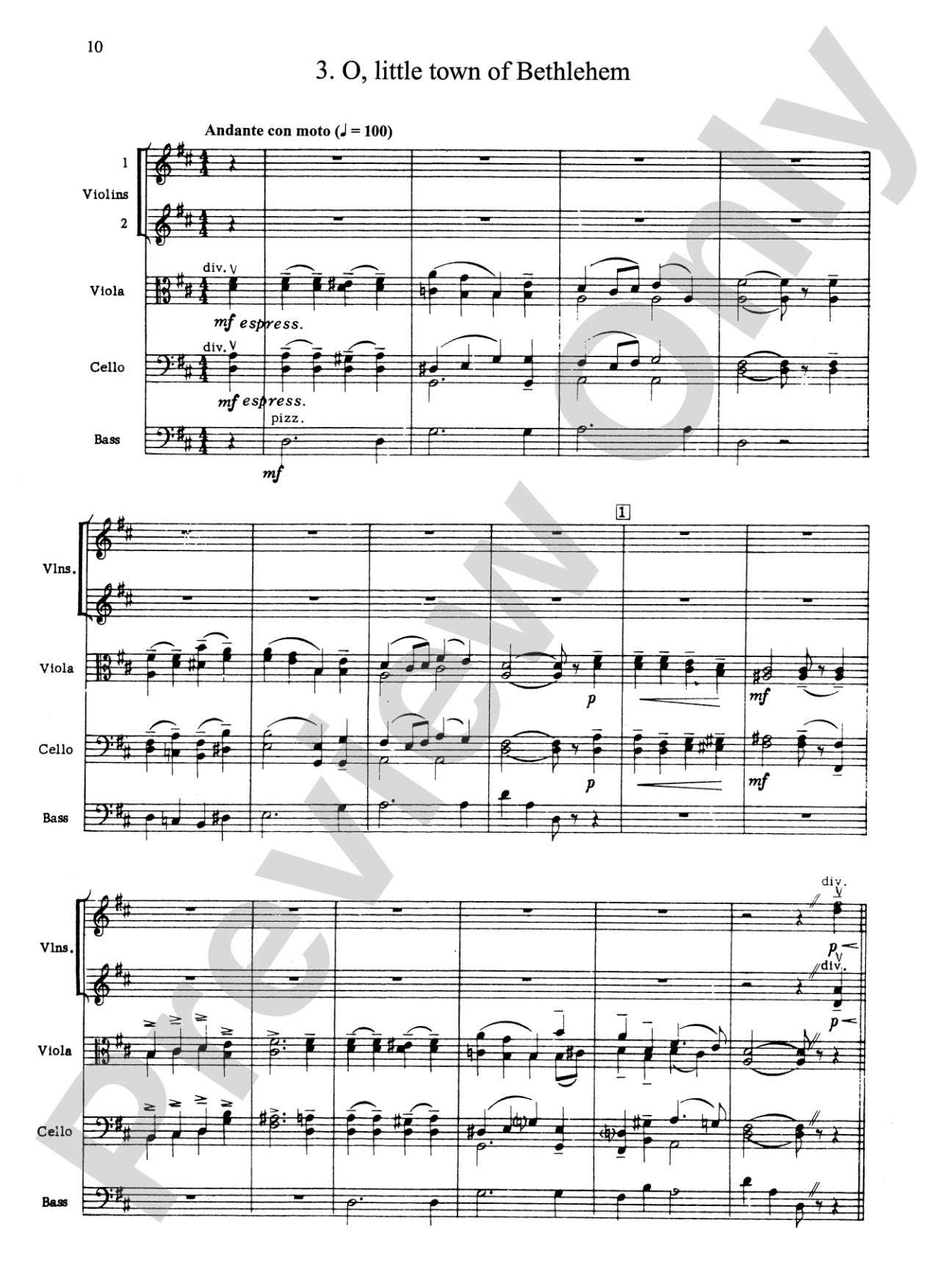 Suite of Carols: String Orchestra Conductor Score & Parts