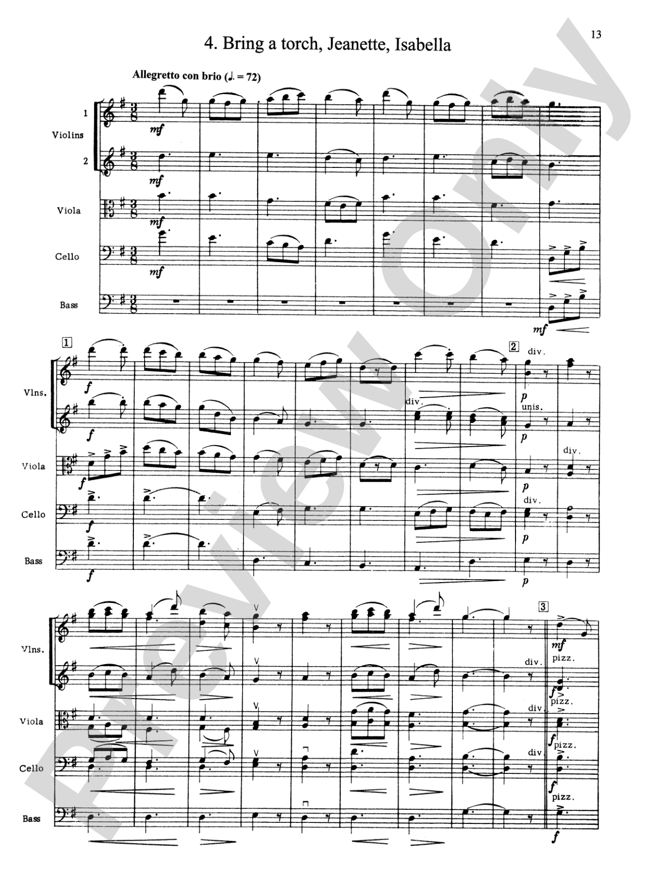 Suite of Carols: String Orchestra Conductor Score & Parts