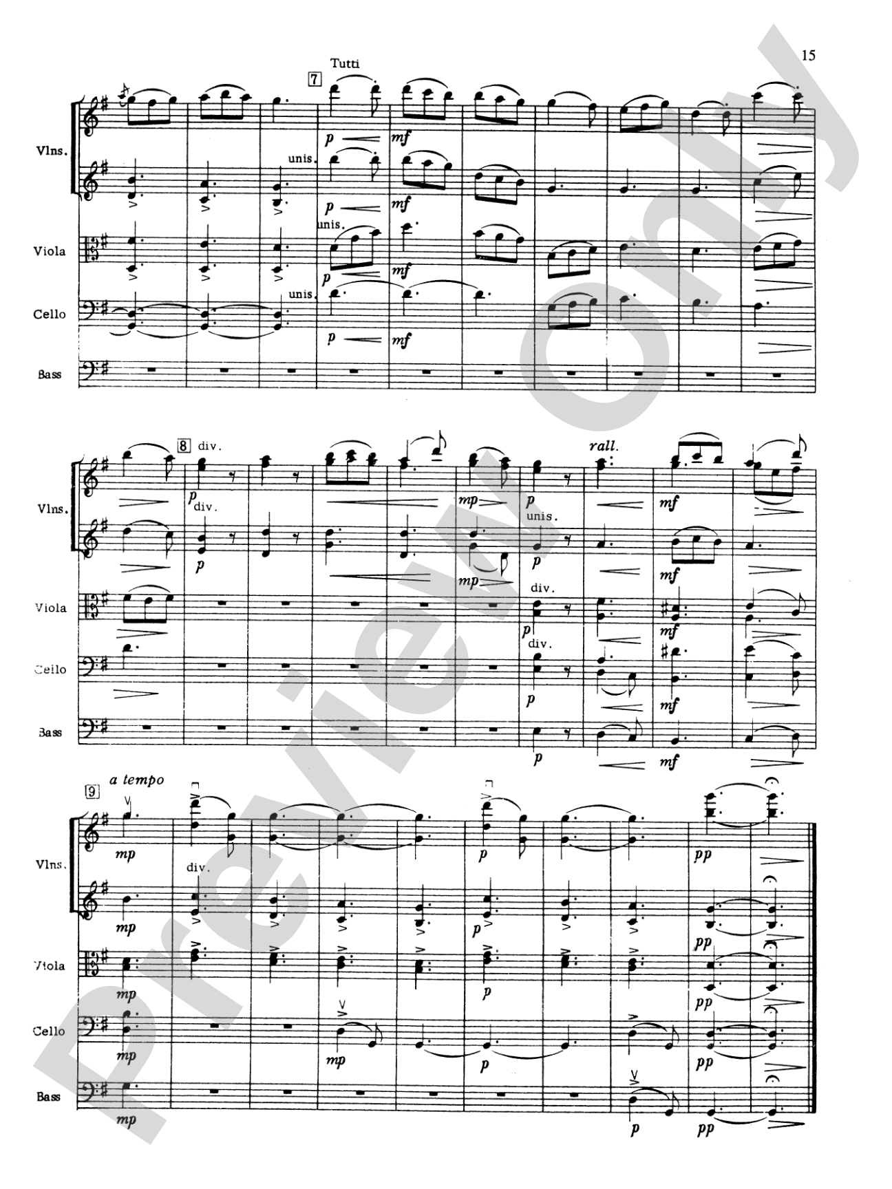 Suite of Carols: String Orchestra Conductor Score & Parts
