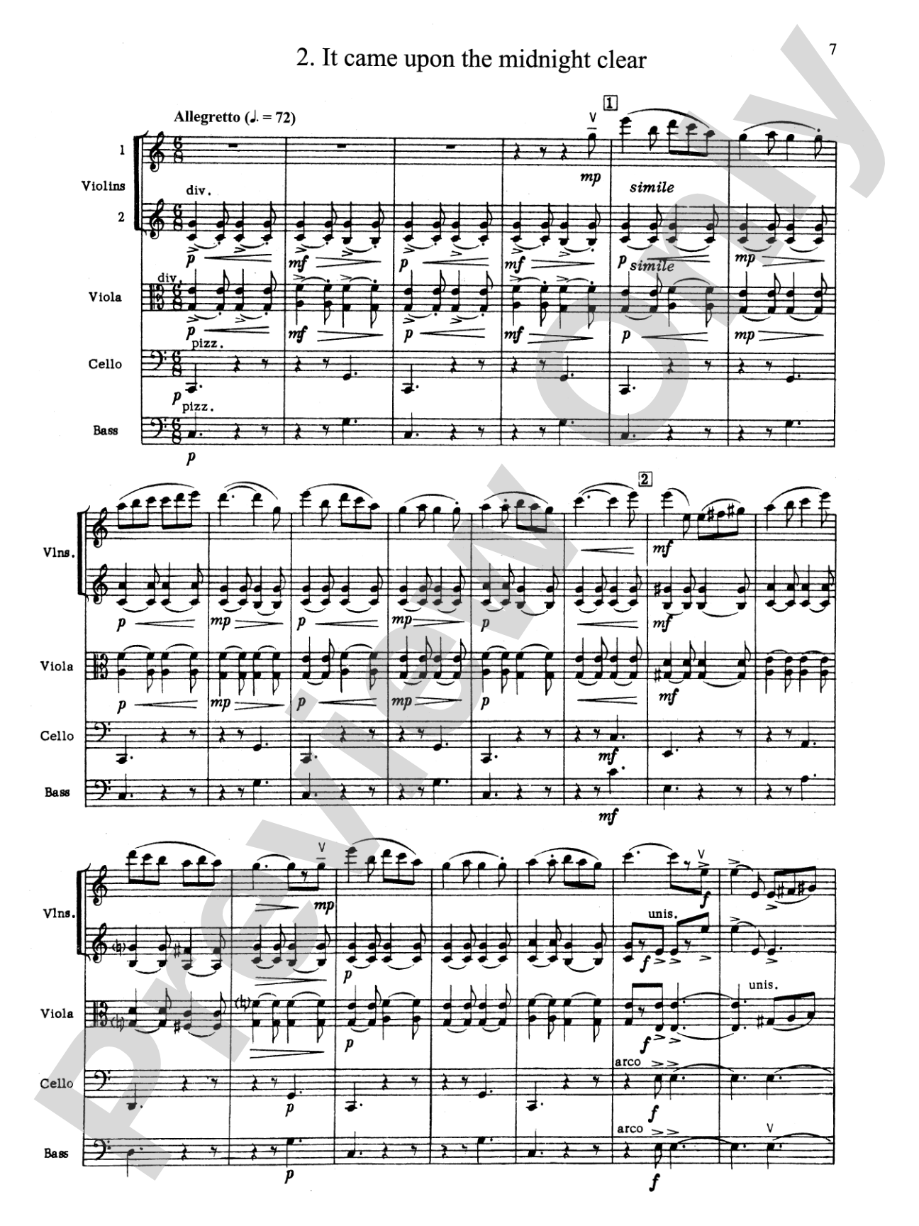 Suite of Carols: String Orchestra Conductor Score & Parts