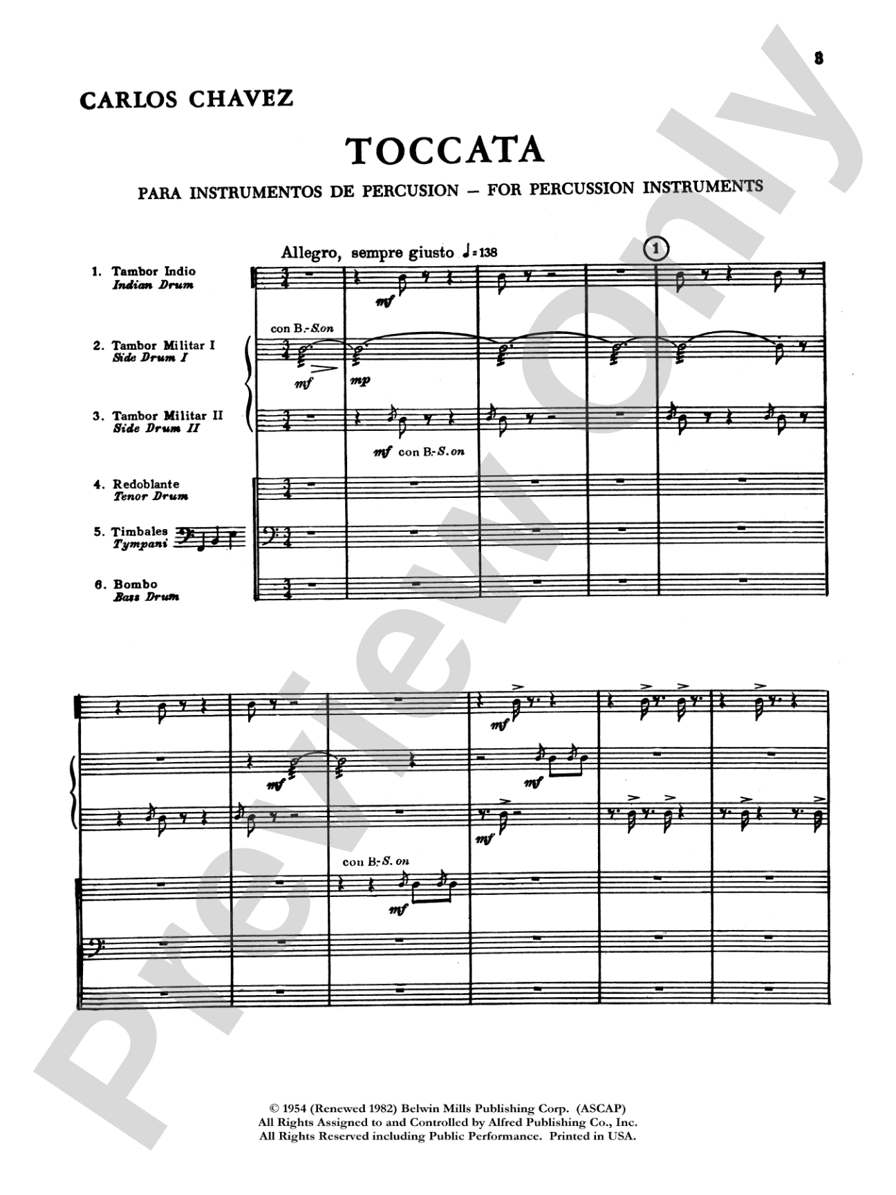 Toccata: Percussion Ensemble Book